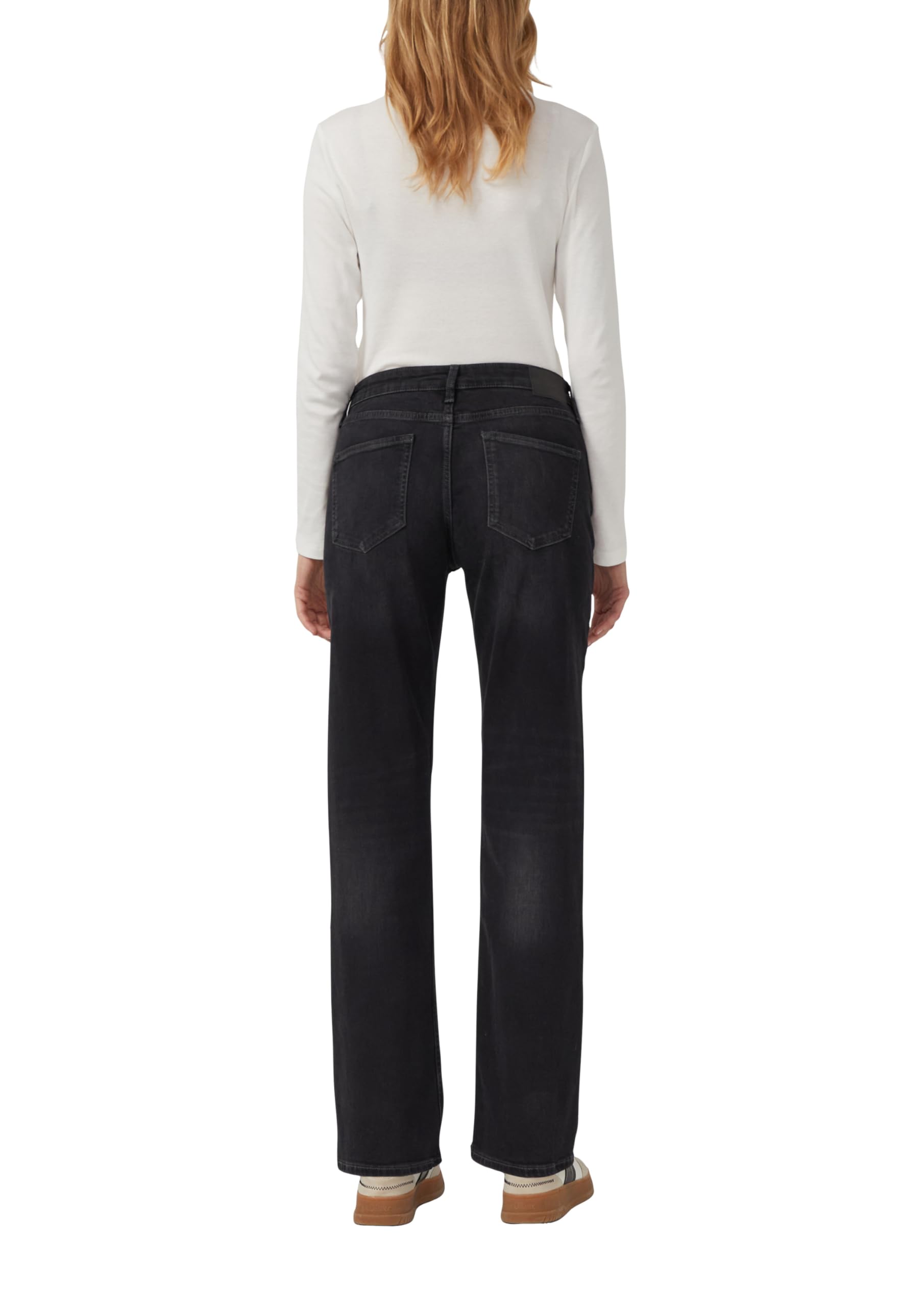s.Oliver Karolin 2169109 Jeans-Hose Straight Leg schwarz