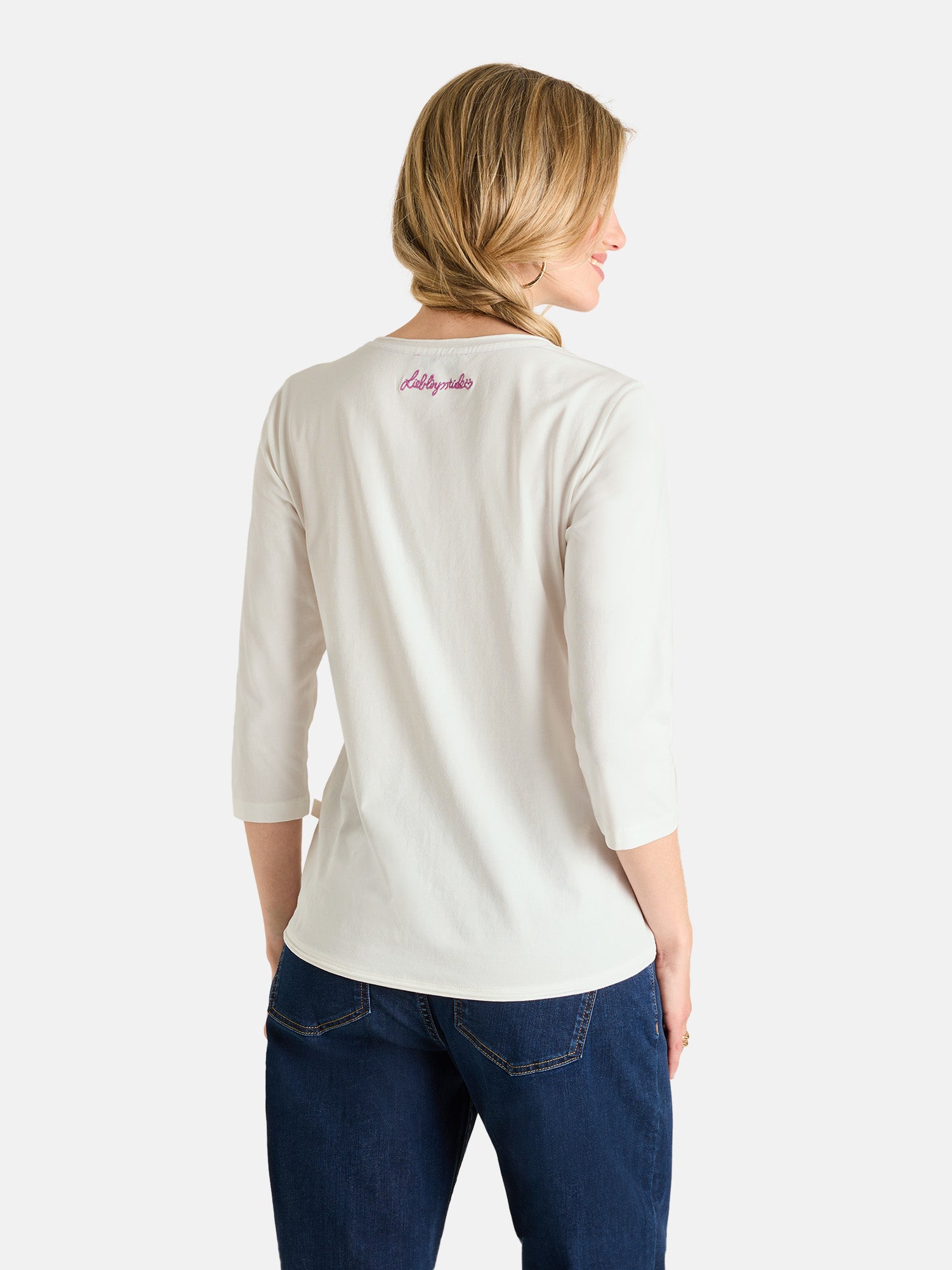 Lieblingsstück LeonaL Longsleeve Baumwolle Off White
