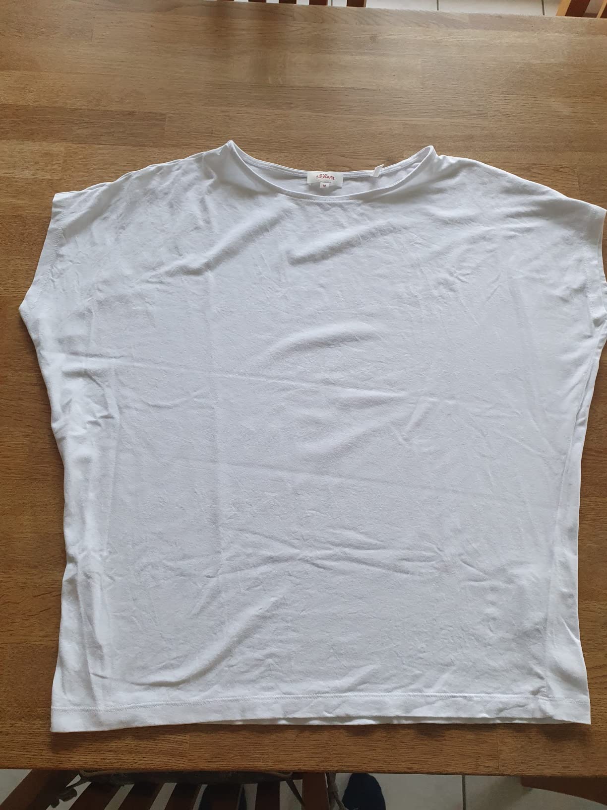 s.Oliver RED LABEL Fließendes Jersey-Shirt T-Shirt mit überschnittenen Schultern
