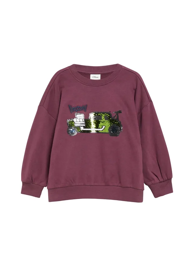s.Oliver RED LABEL Oversize-Sweatshirt 128-134 Pailletten