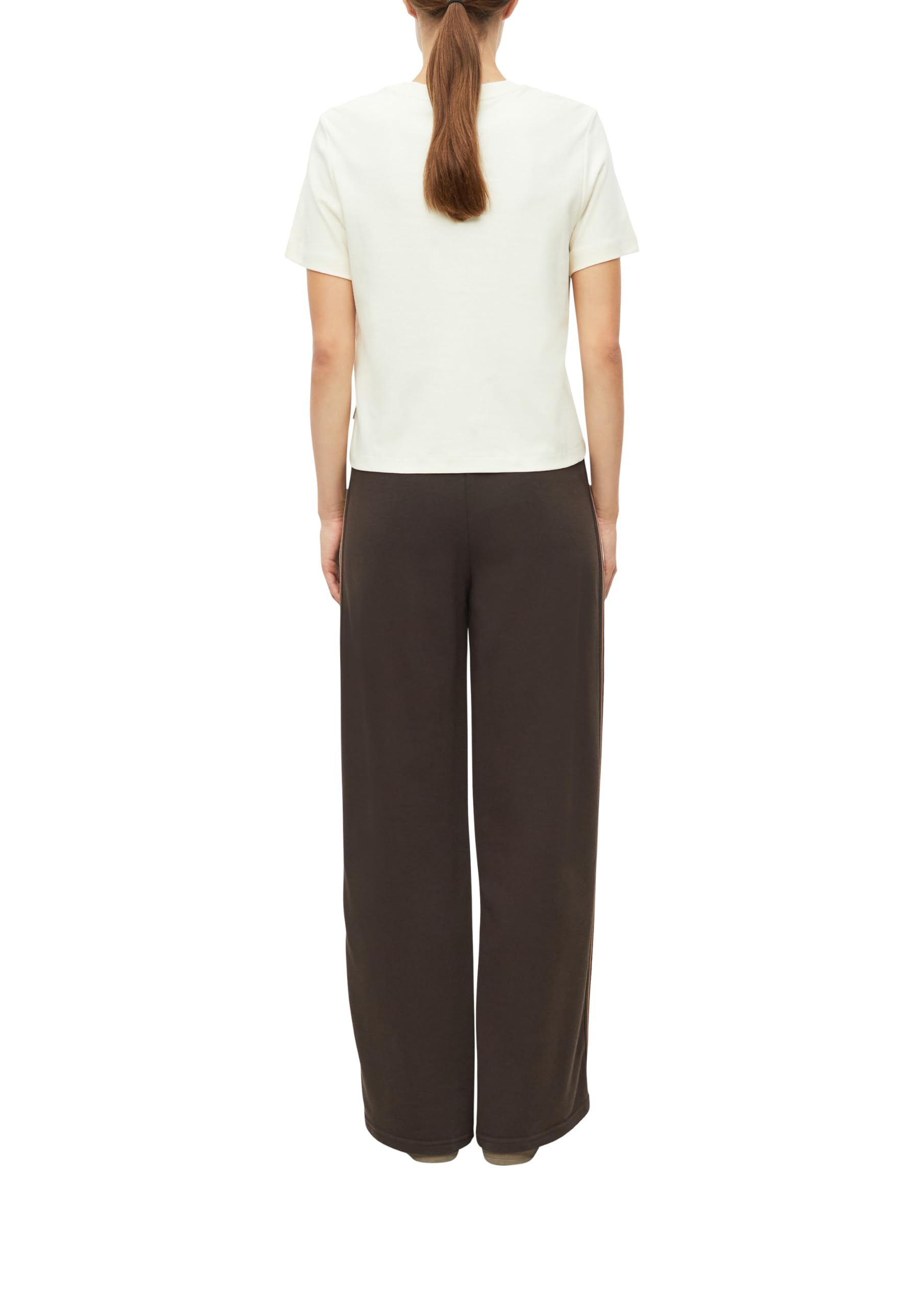 s.Oliver RED LABEL Wide-Leg-Hose Interlockjersey Gr.34 Damen