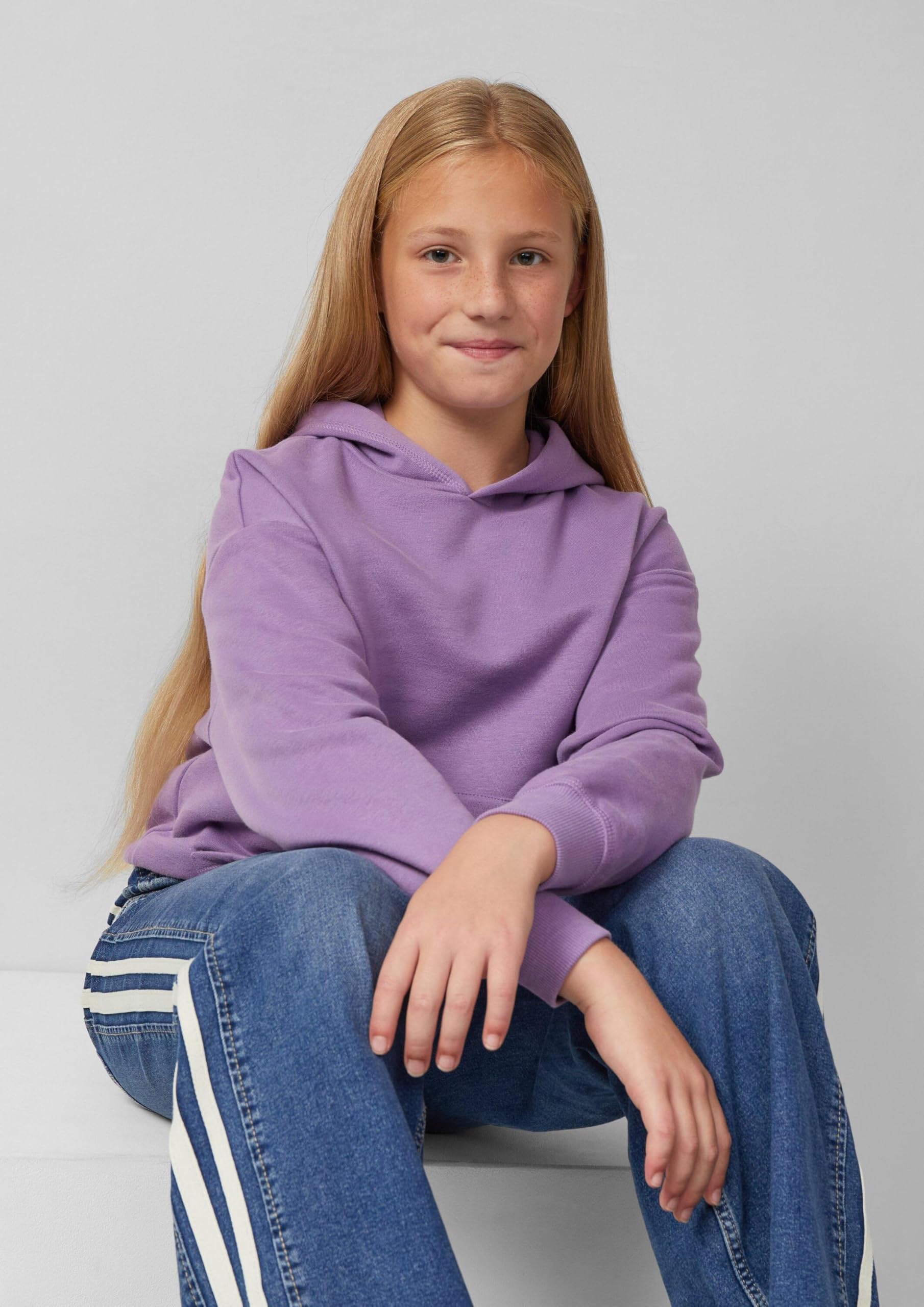 s.Oliver Junior 2170701 Hoodie Creme mit Kapuze
