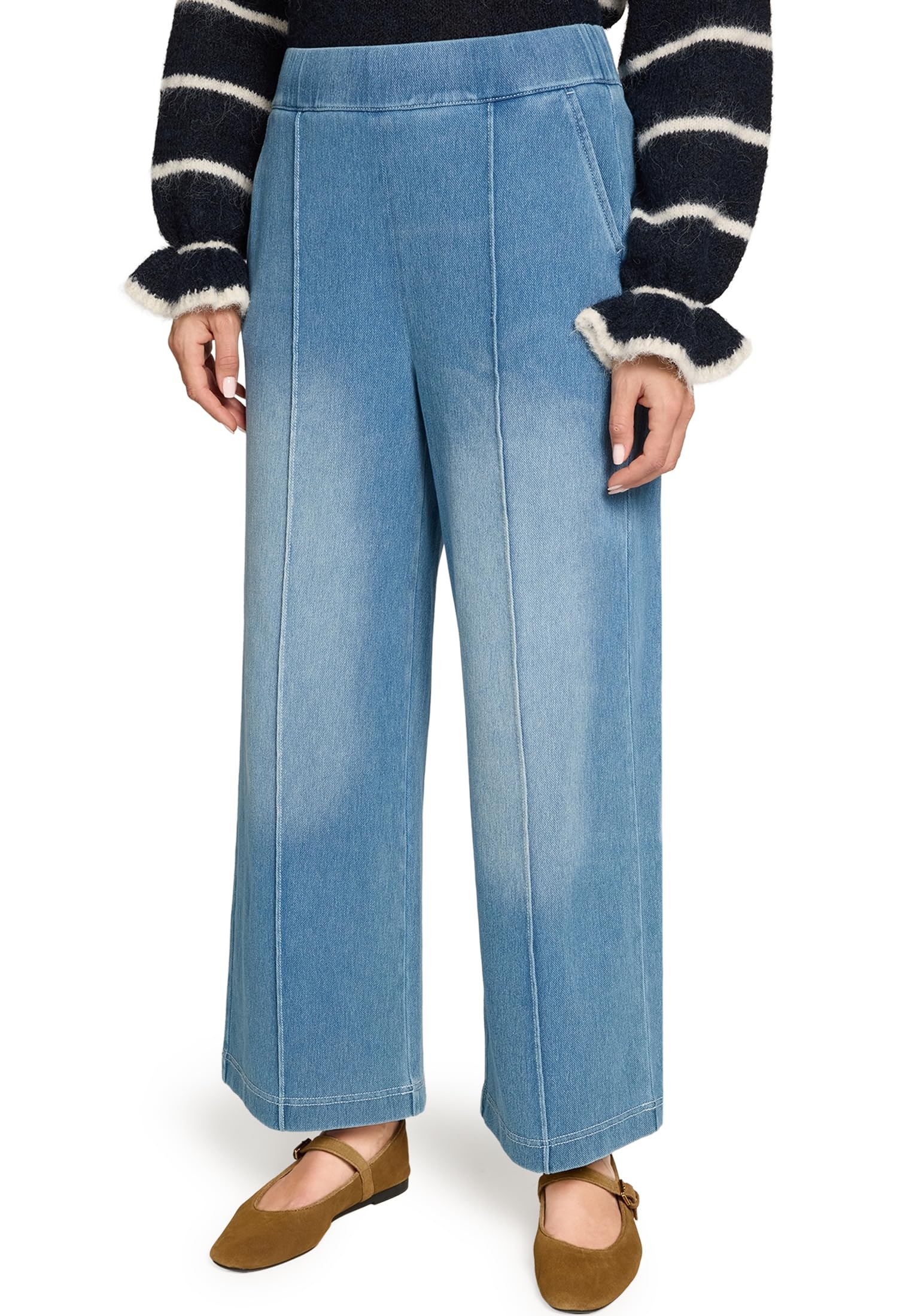 zero Jeans elastischer Bund 26 Inch Damenjeans 40 Blue Denim bequem