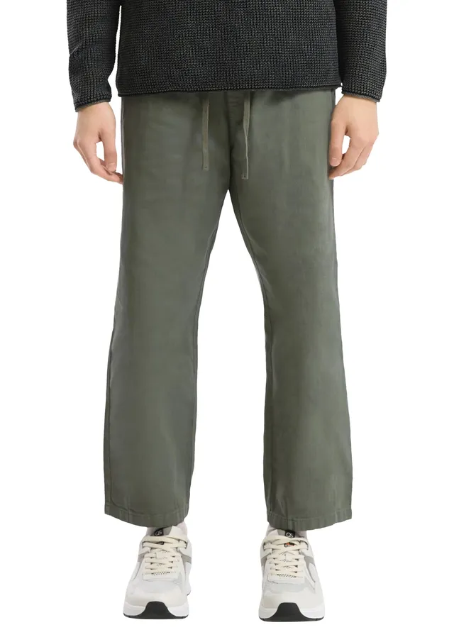 QS Cord Jogpants Damen Olivgrün Gr. L Cordhose