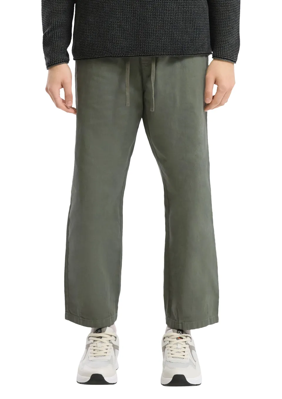 QS Cord Jogpants Damen Olivgrün Gr. L Cordhose