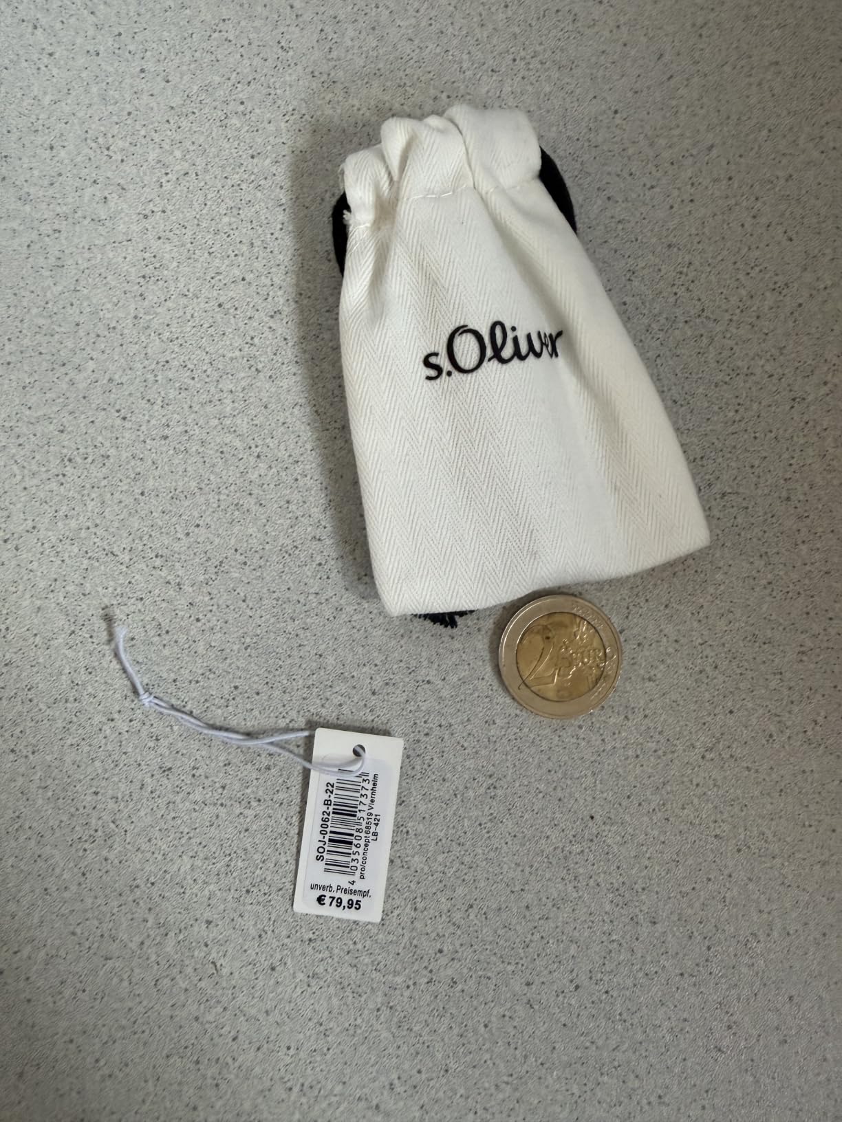 s.Oliver King Schmuckset Kette+Armband Edelstahl grau