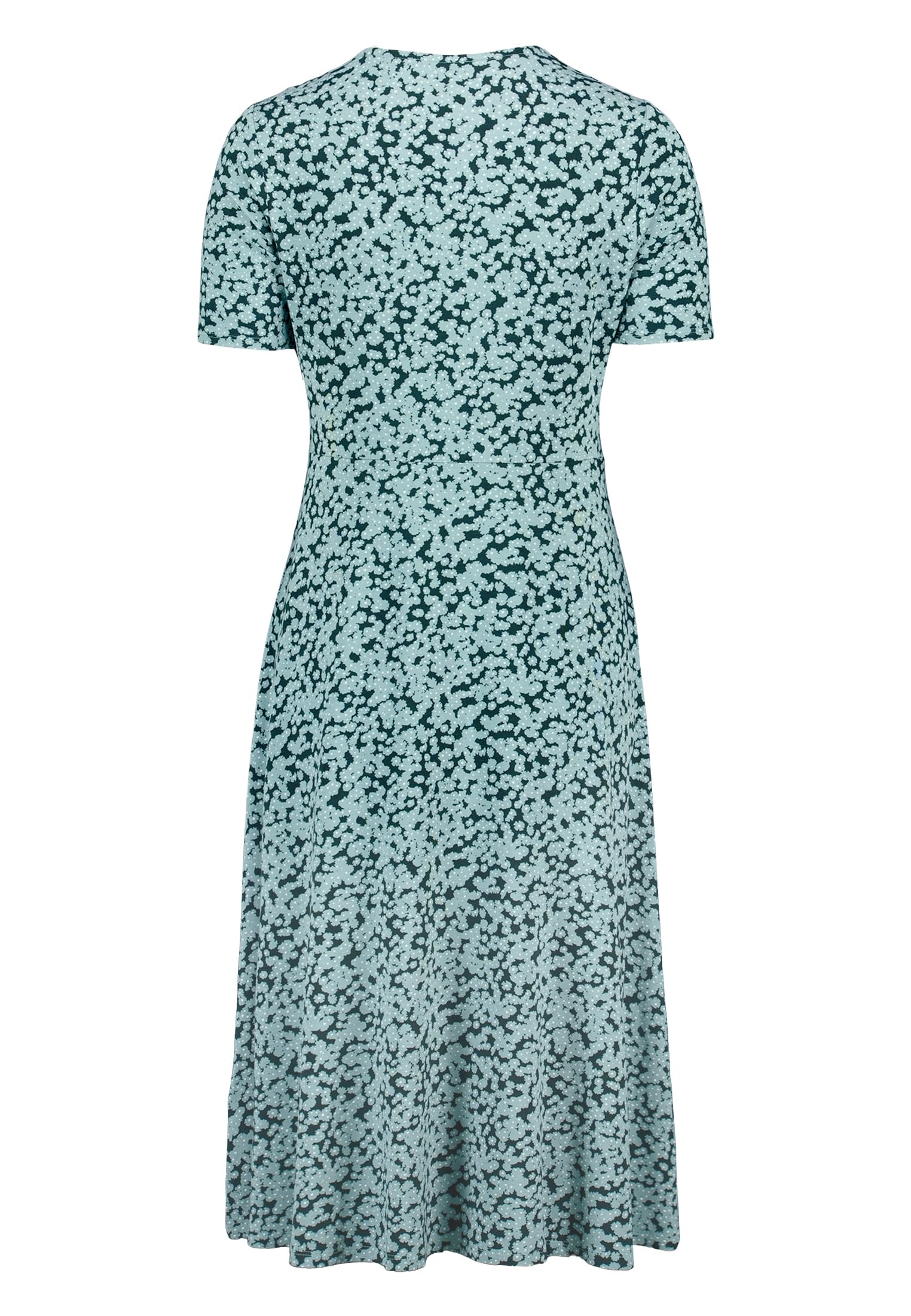 zero Jerseykleid Print Midi-Kleid Größe 40 V-Ausschnitt