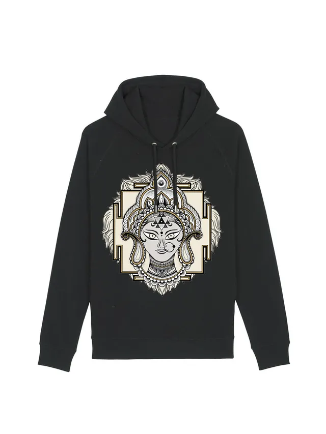 dna merch Sonja Punktum Durga Hoodie Schwarz mit Print
