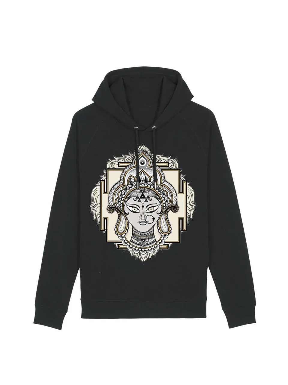 dna merch Sonja Punktum Durga Hoodie Schwarz mit Print