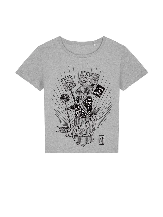 dna merch Suffragetten Kampf für Frauenwahlrecht 1914 T-Shirt Weiß