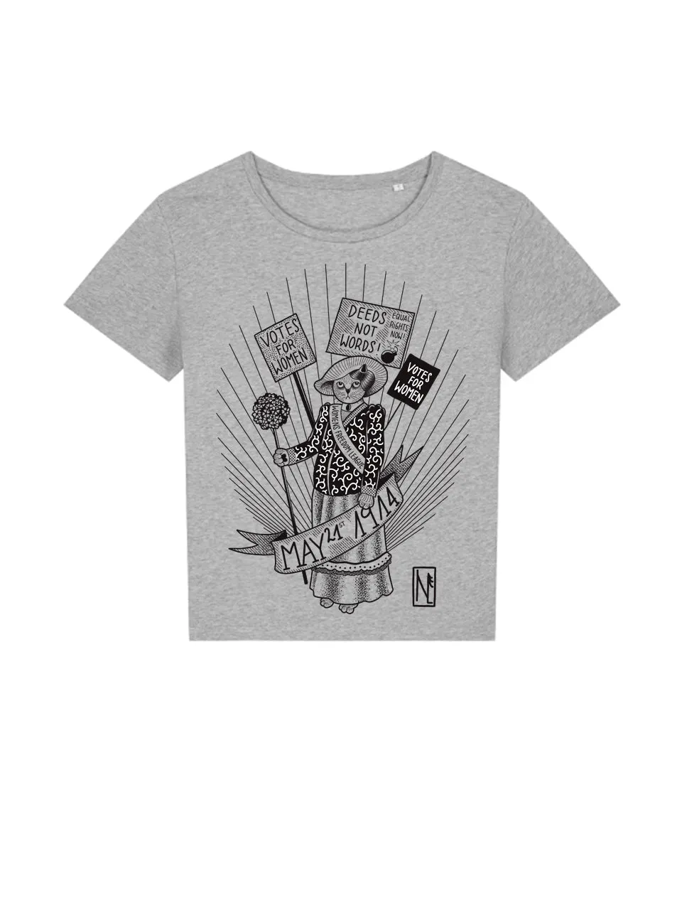 dna merch Suffragetten Kampf für Frauenwahlrecht 1914 T-Shirt Weiß