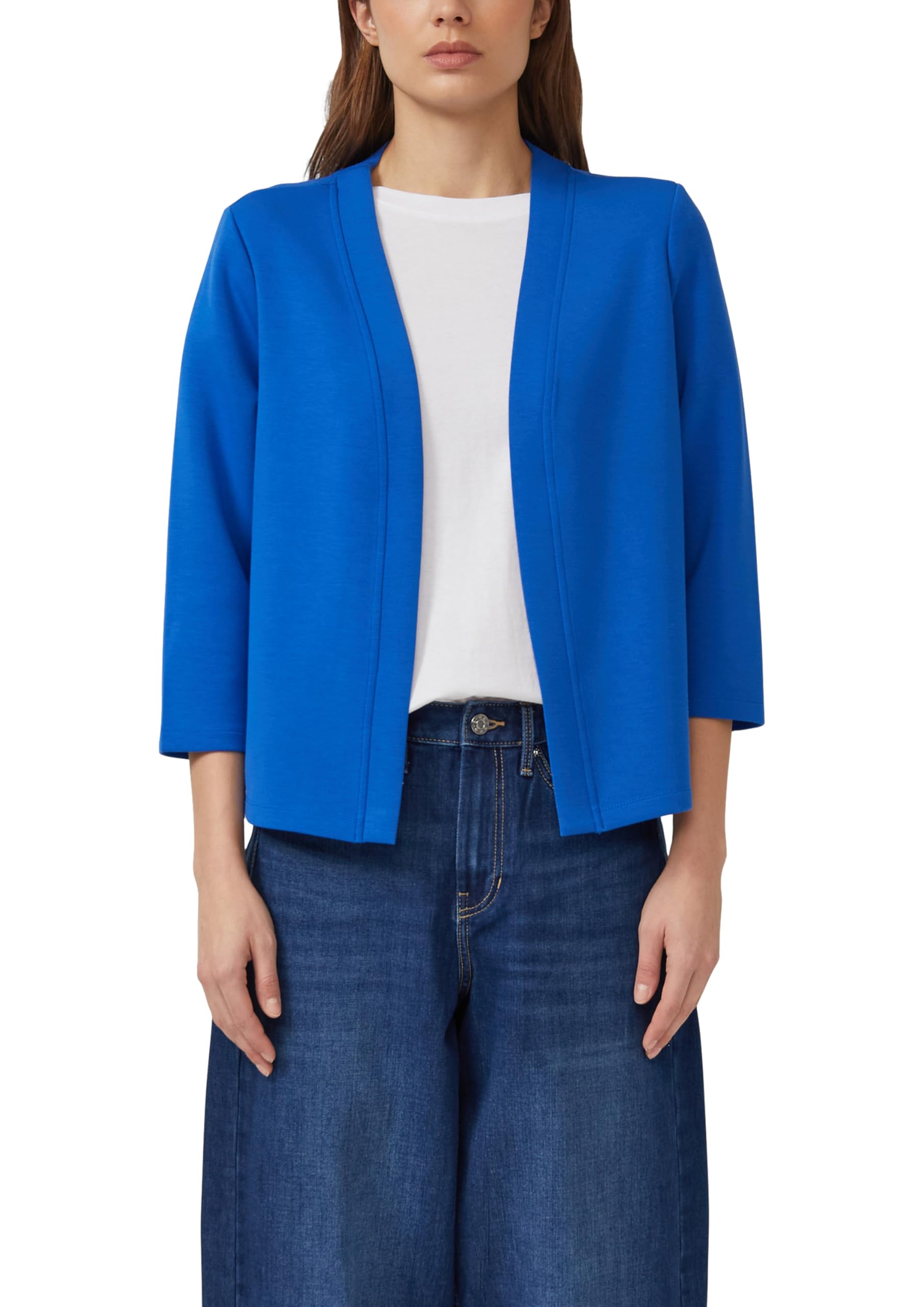 s.Oliver Red Label Scuba-Jacke Schwarz 3/4 Arm