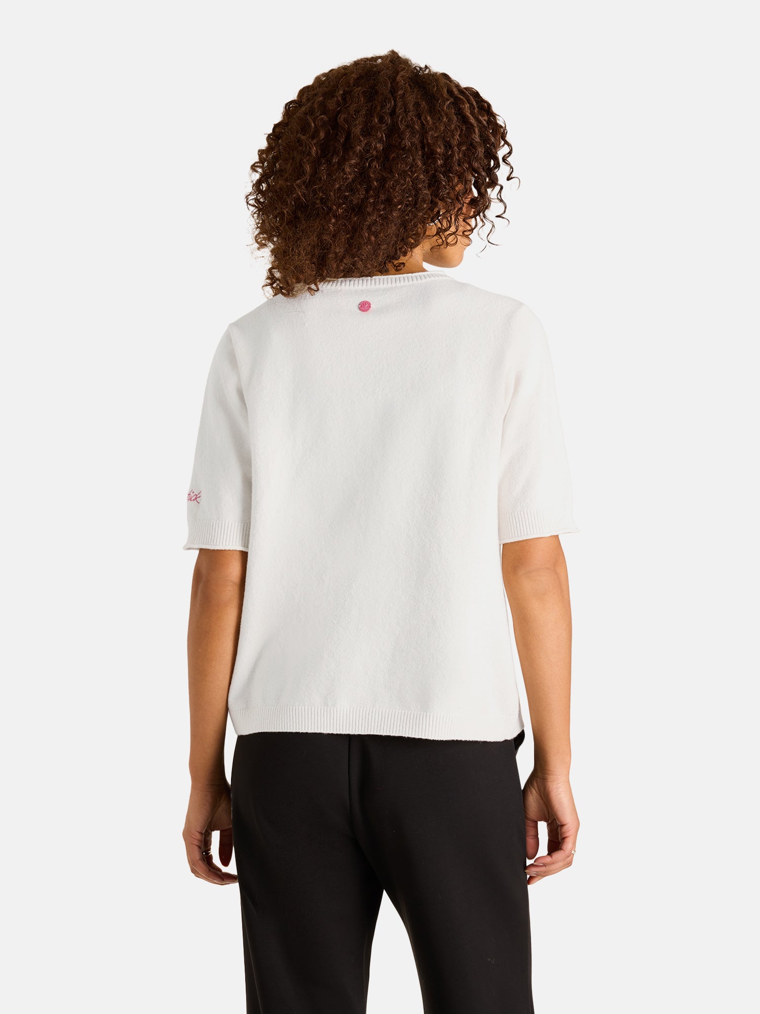 Lieblingsstück MelisandeL Kurzarm Pullover offwhite elastisch