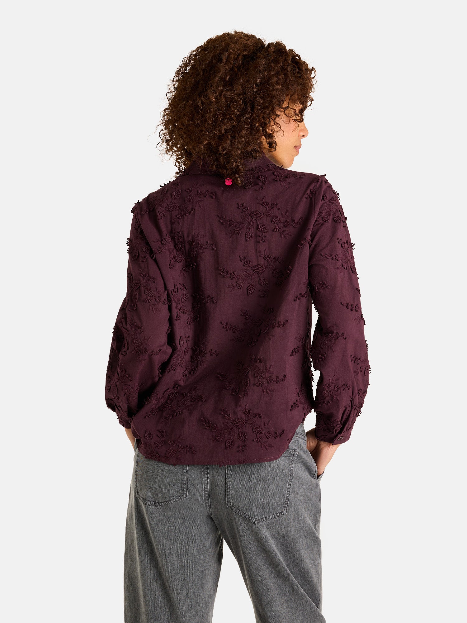Lieblingsstück FaridaL Bluse fig aus Baumwolle