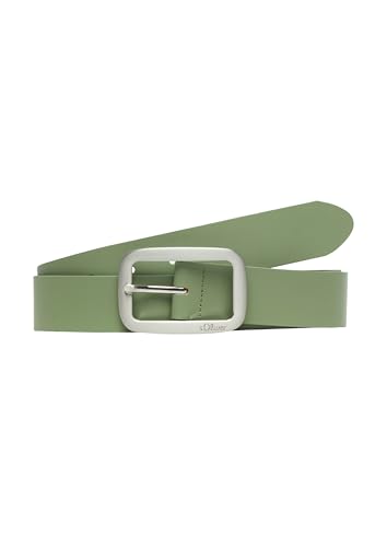 s.Oliver 2175390 Gürtel Damen olivgrün Gr.85 schmal