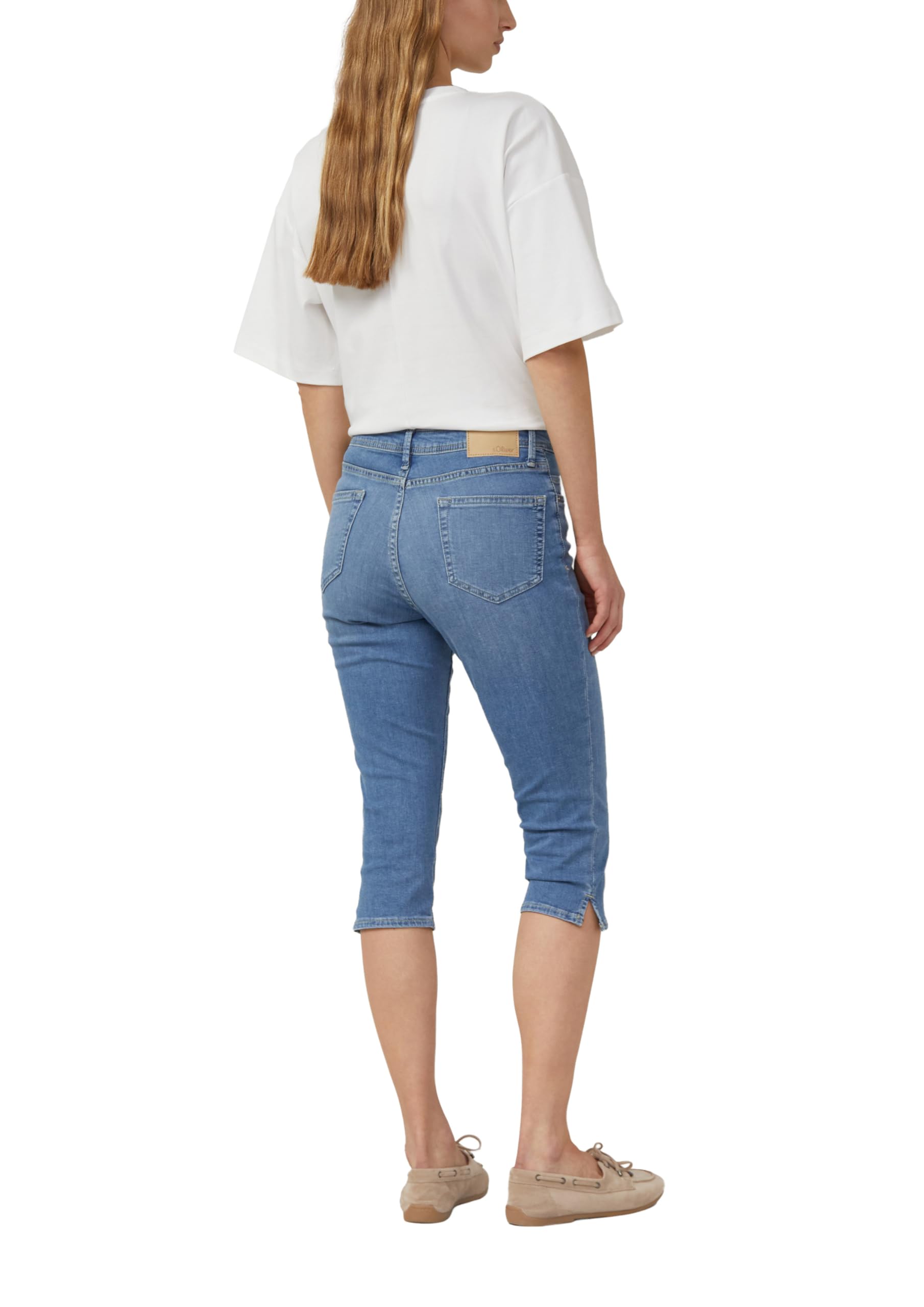 s.Oliver Betsy Mid Rise Slim Fit Capri Jeans Blau 32
