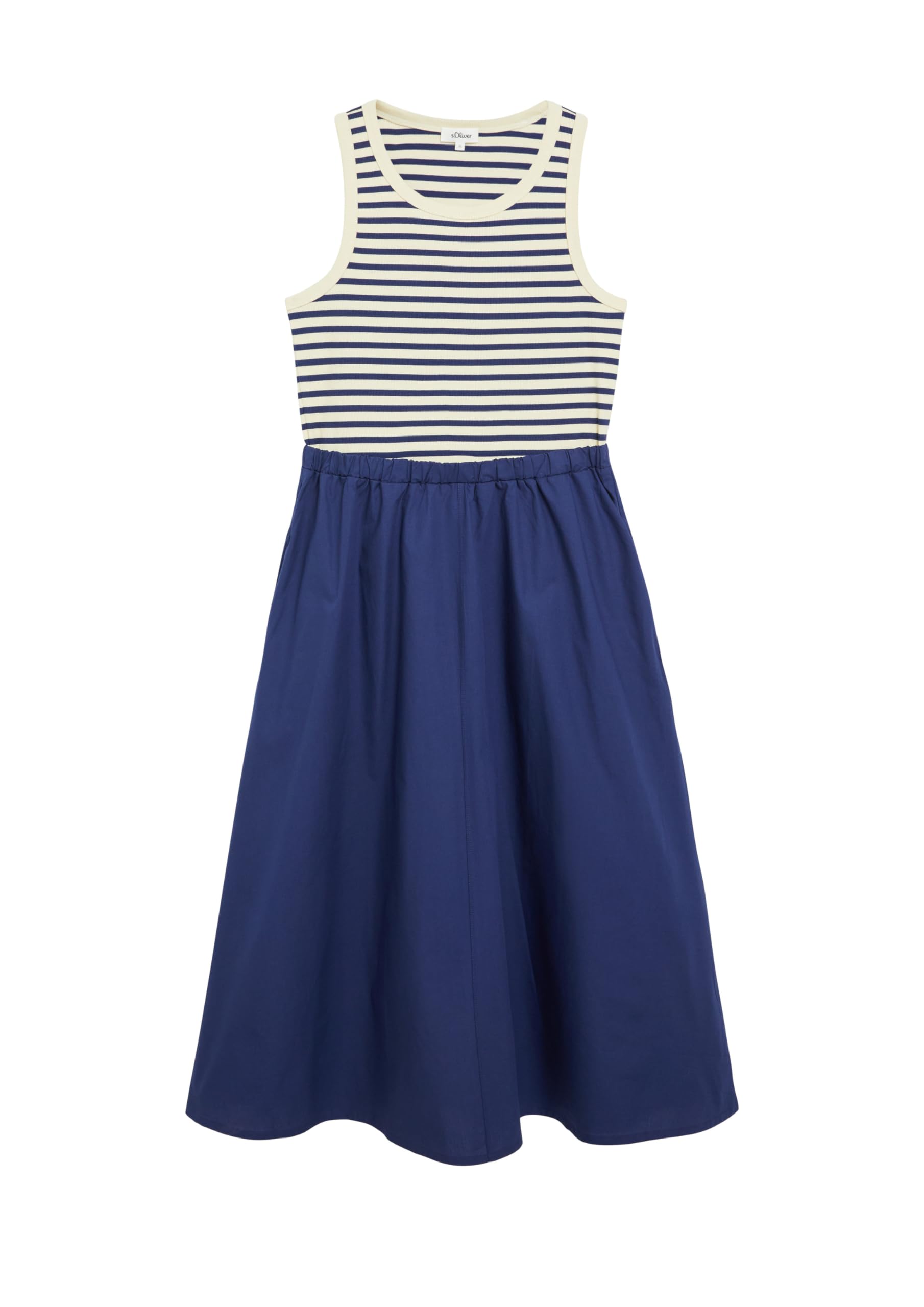 s.Oliver Red Label Midi-Kleid Gr.46 ärmellos Taschen