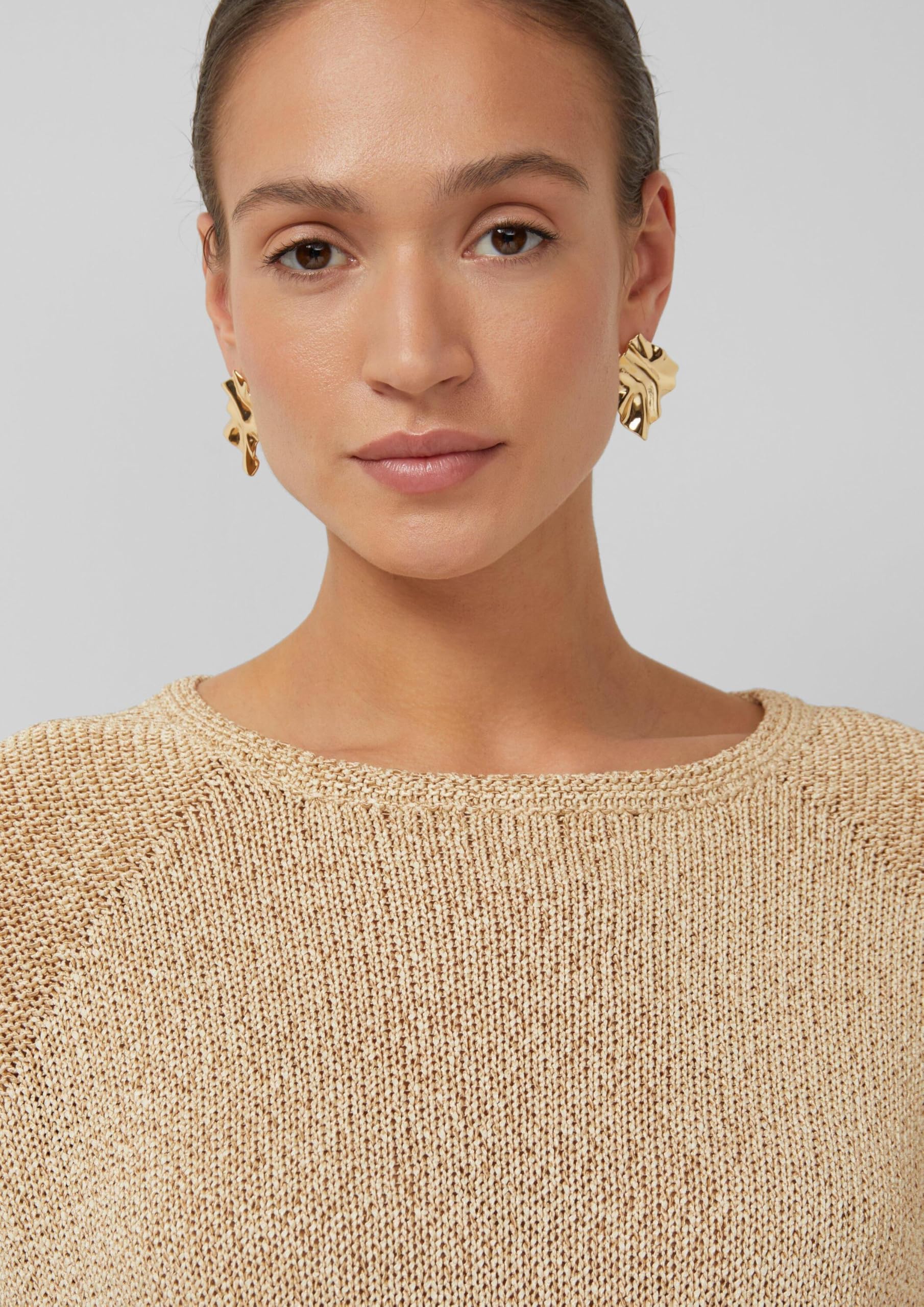s.Oliver RED LABEL Strickpullover Relaxed Fit U-Boot