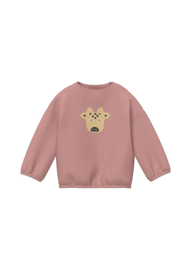 s.Oliver RED LABEL Sweatshirt mit Applikation 92 Loose Fit