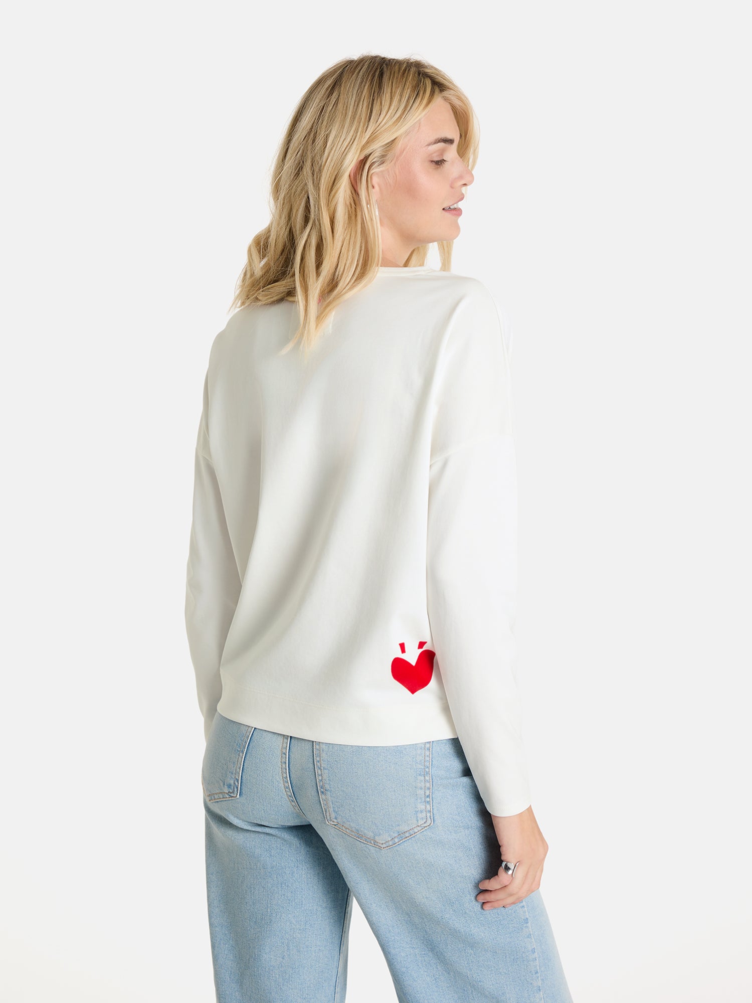 Lieblingsstück AadaL Sweatshirt offwhite Baumwollmix
