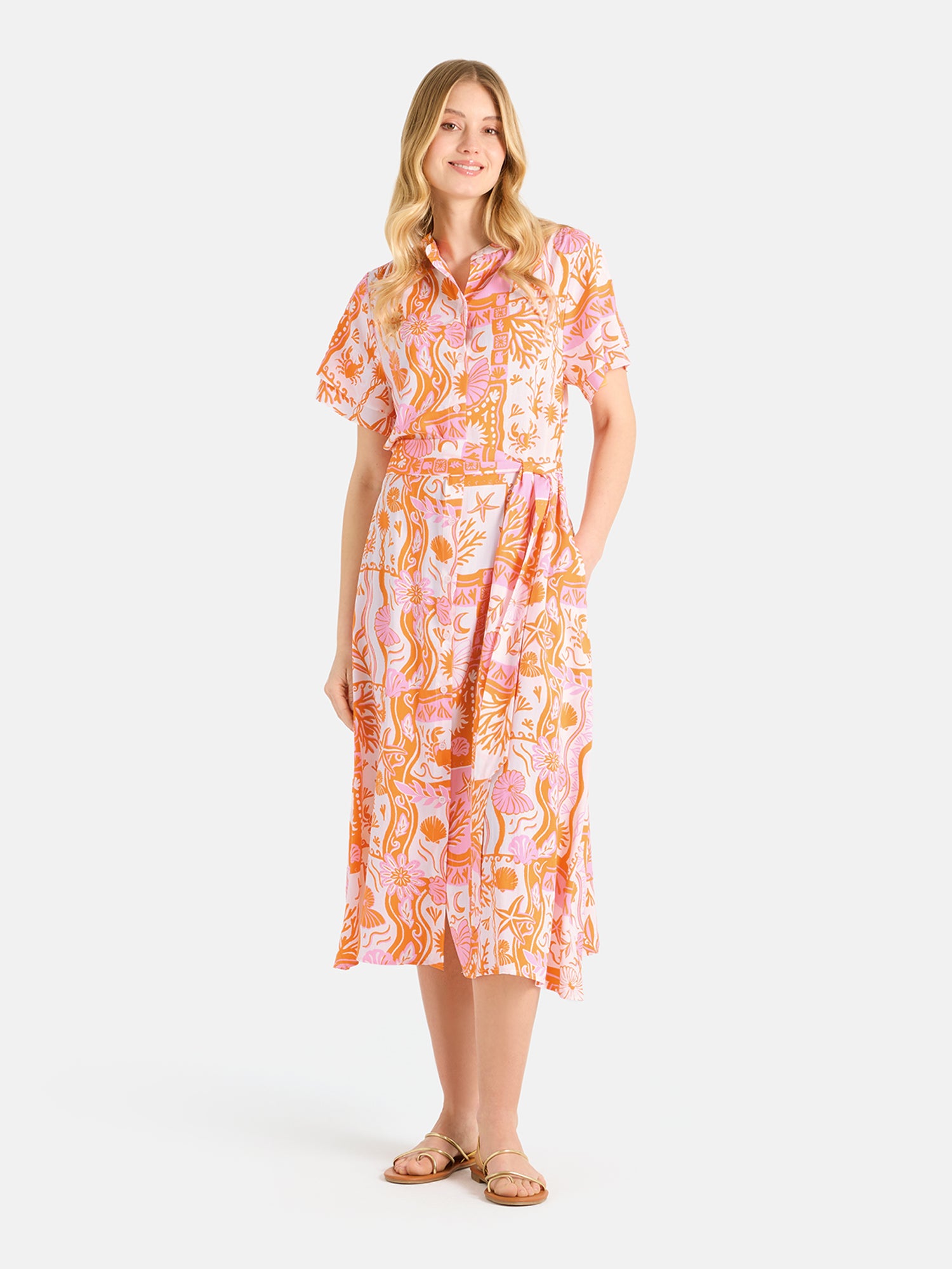 Lieblingsstück ElnaL Kleid orange aus Viskose