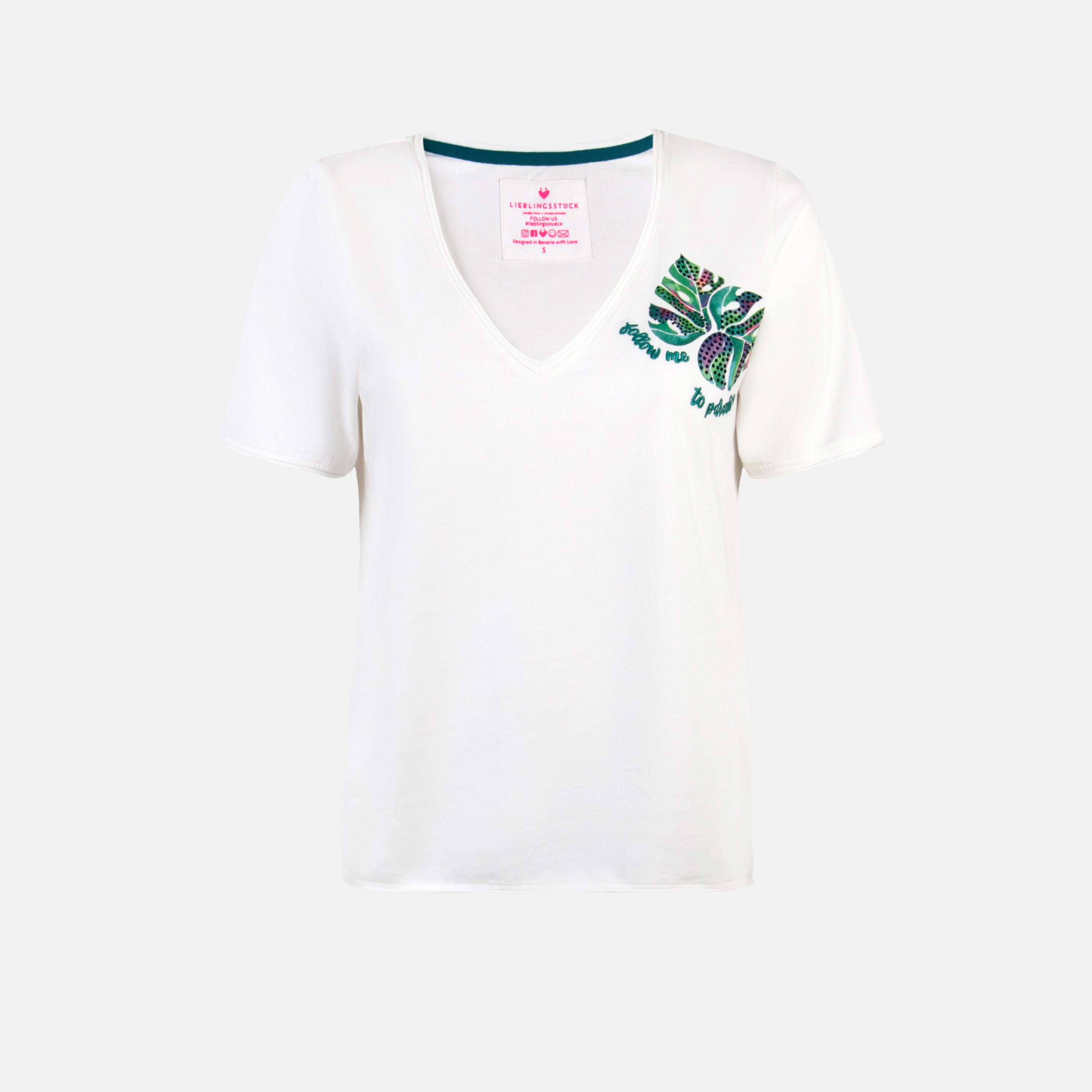 Lieblingsstück CalinaL T-Shirt offwhite aus Baumwolle