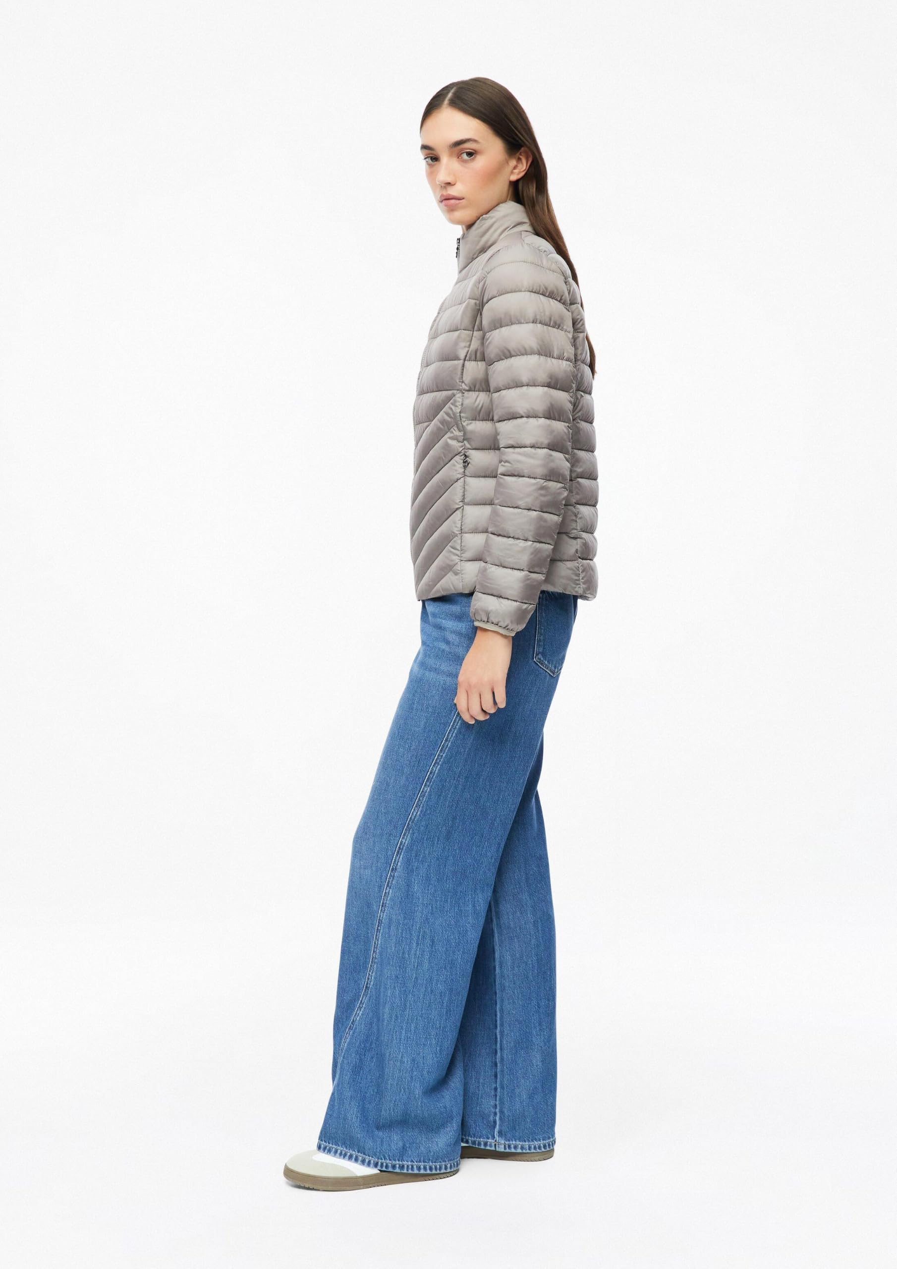 s.Oliver RED LABEL Steppjacke Packfunktion Grau leicht