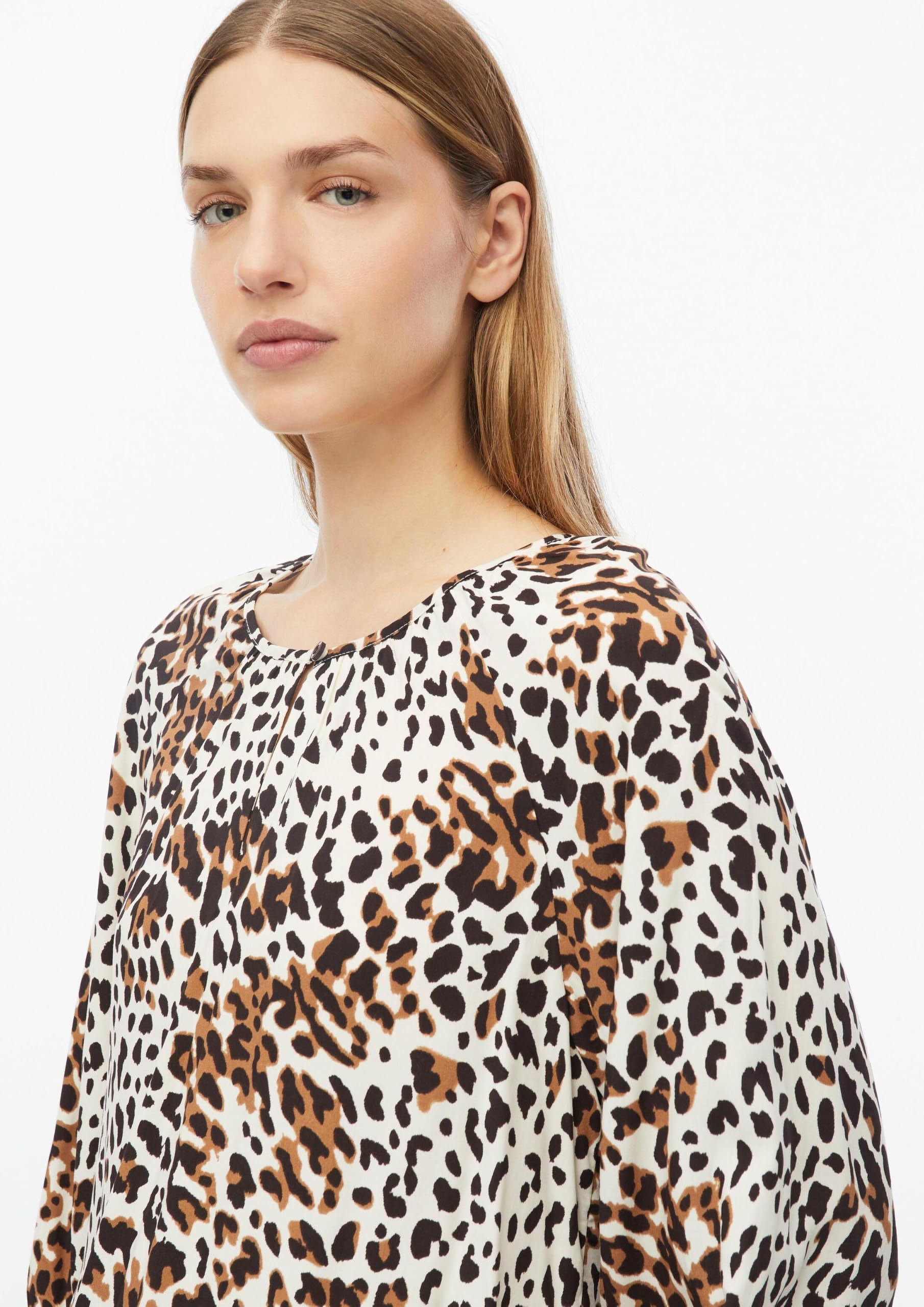 s.Oliver Bluse Relaxed 36 Dunkelblau Print