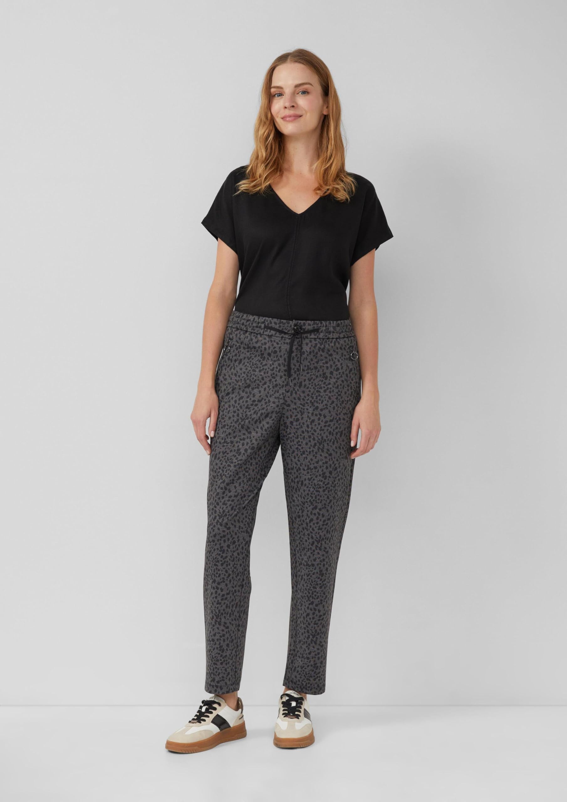 s.Oliver Joggpant 7/8 Hose 38 All-Over-Print Damen