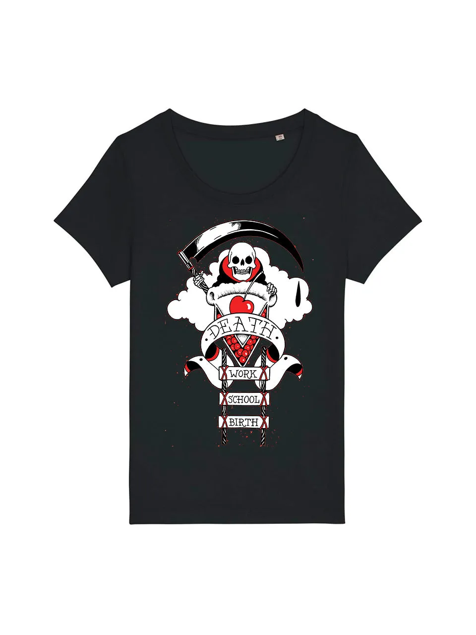 dna merch Pie in the Sky T-Shirt Joe Hill Kirschkuchen-Print