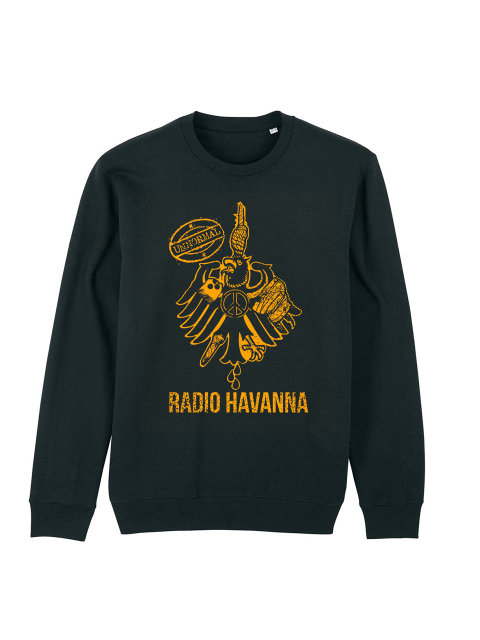 dna merch Radio Havanna Unnormal Pullover Schwarz Biobaumwolle