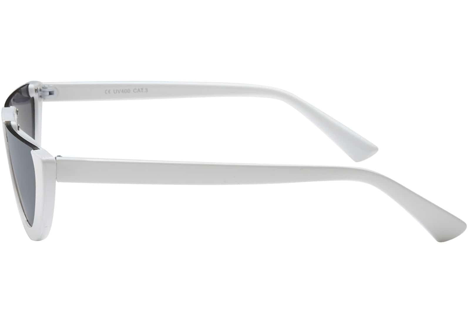 BEZLIT Retro Damen Sonnenbrille Weiß rund UV400