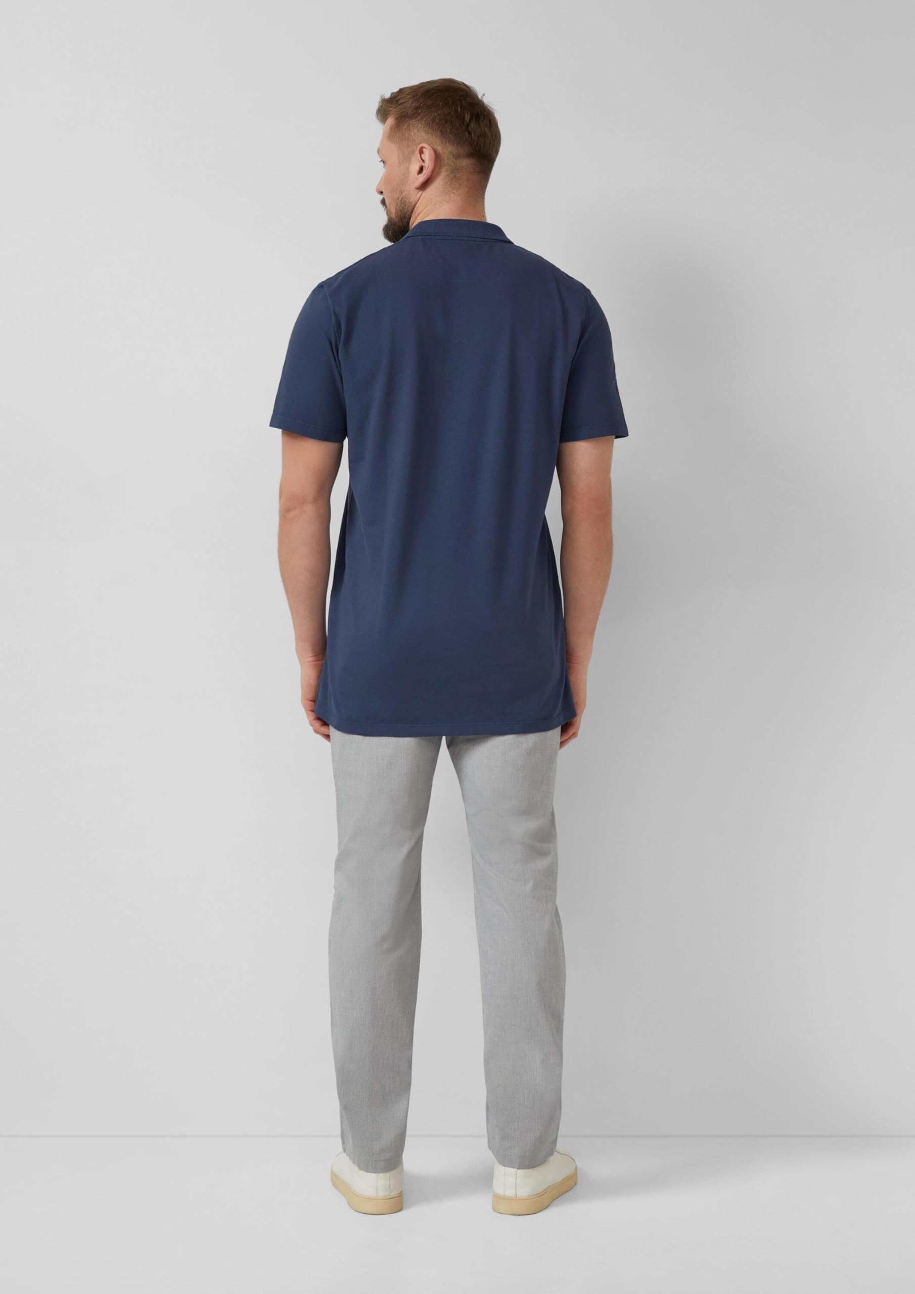 s.Oliver Junior Poloshirt Baumwoll-Piqué navy