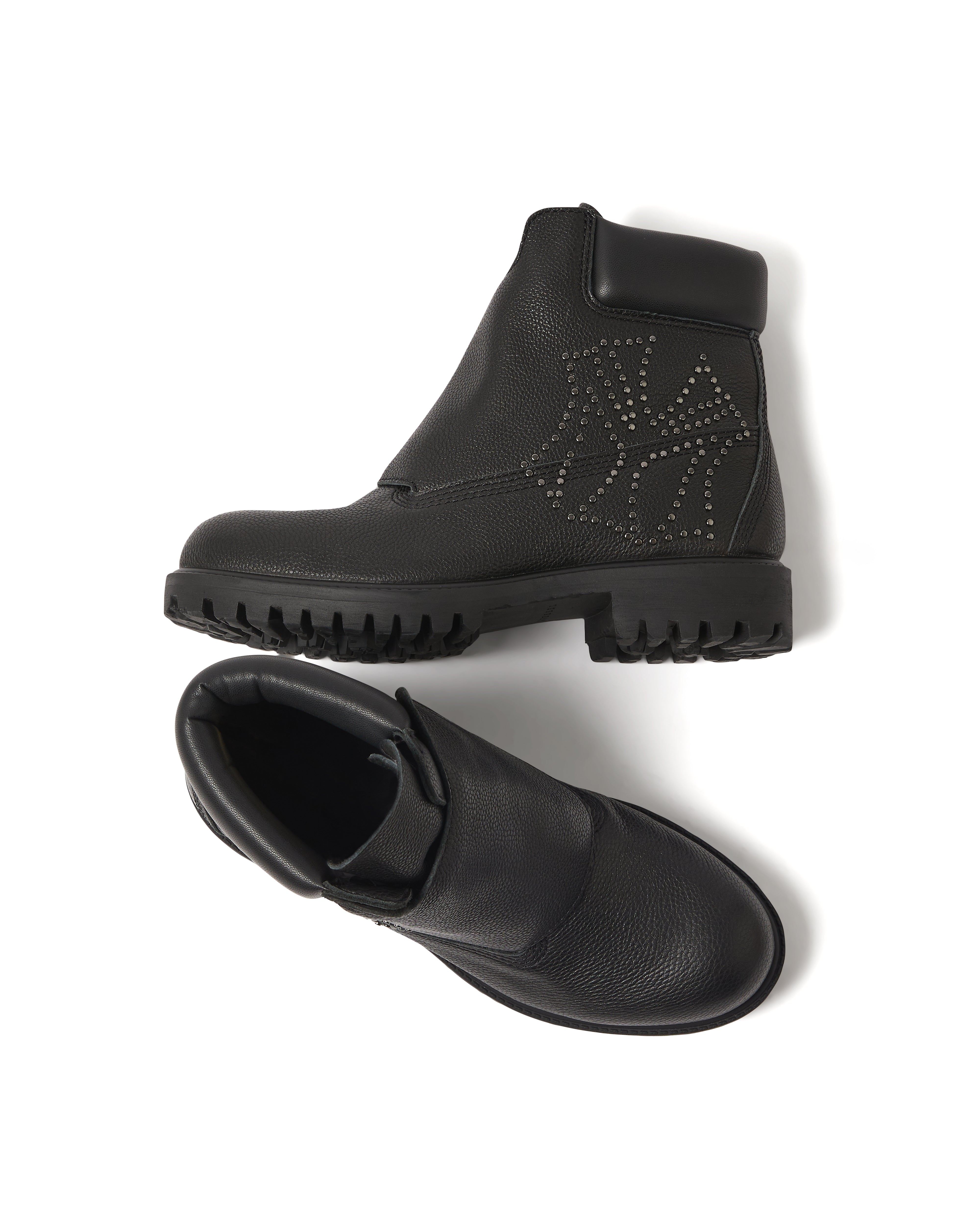 Mowalola Reign Boot Black Bullet Stiefel schwarz Leder