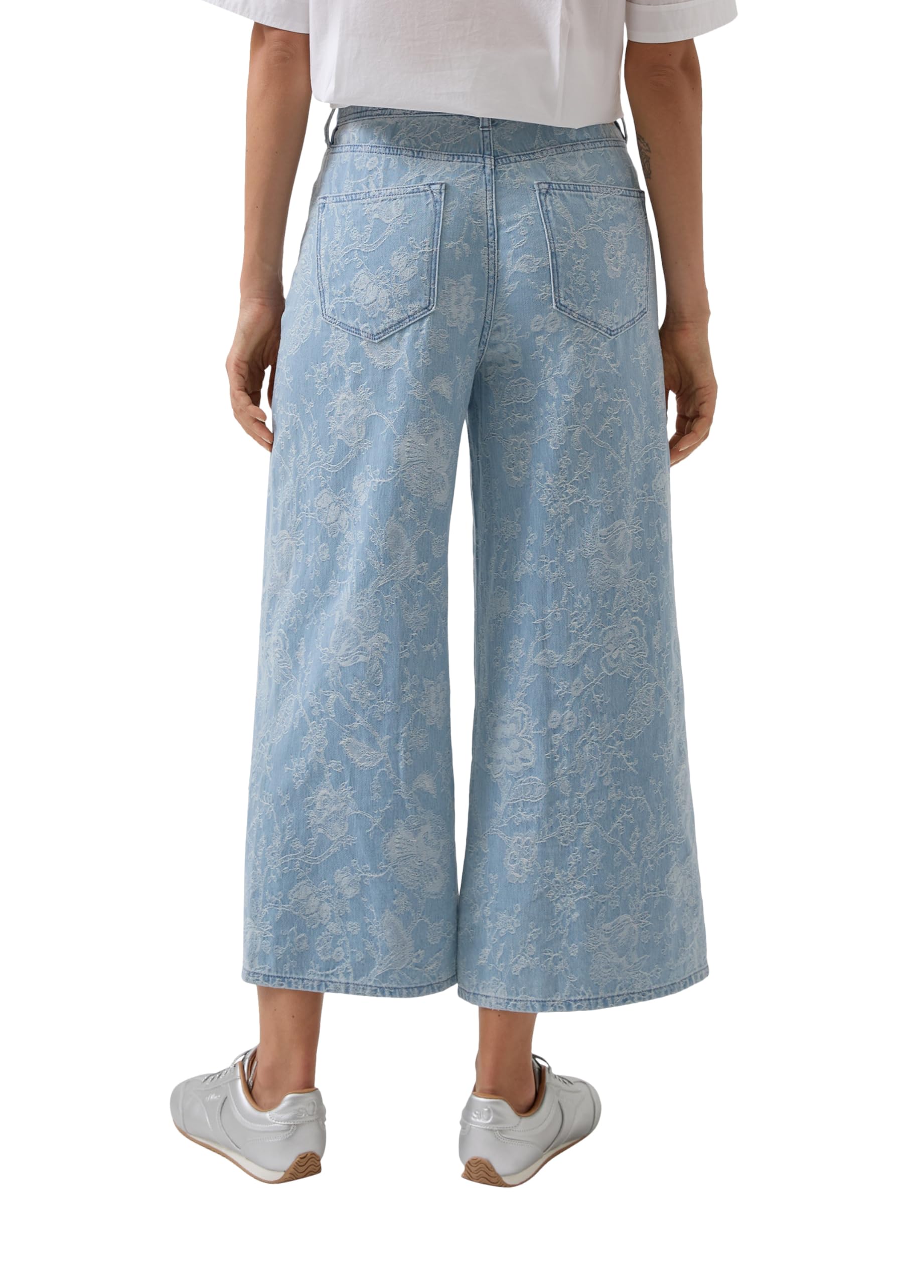 s.Oliver Red Label Culotte-Jeans Suri Gr.40 floral