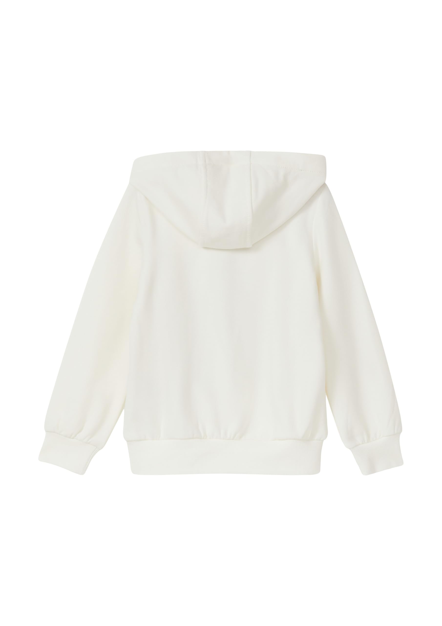 s.Oliver Red Label Hoodie Weiß Glitzerprint Große Größen