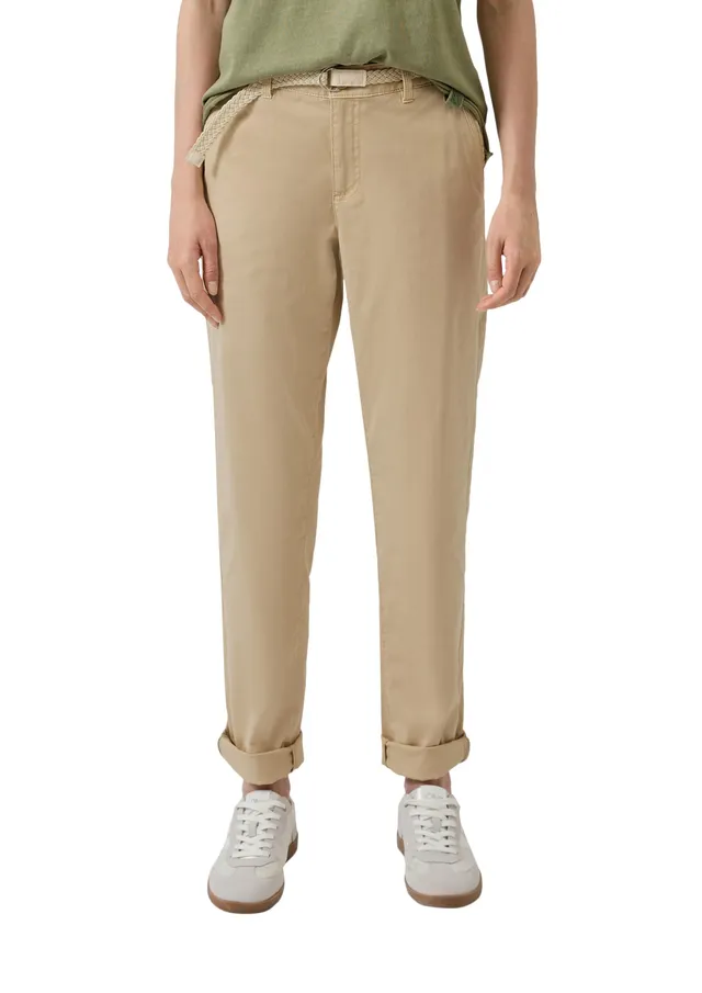 s.Oliver Red Label Chino Gewaschen mit Gürtel Baumwolle
