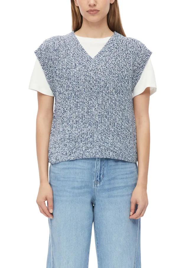 s.Oliver Red Label Pullover Kurzarm Damen Baumwollmix