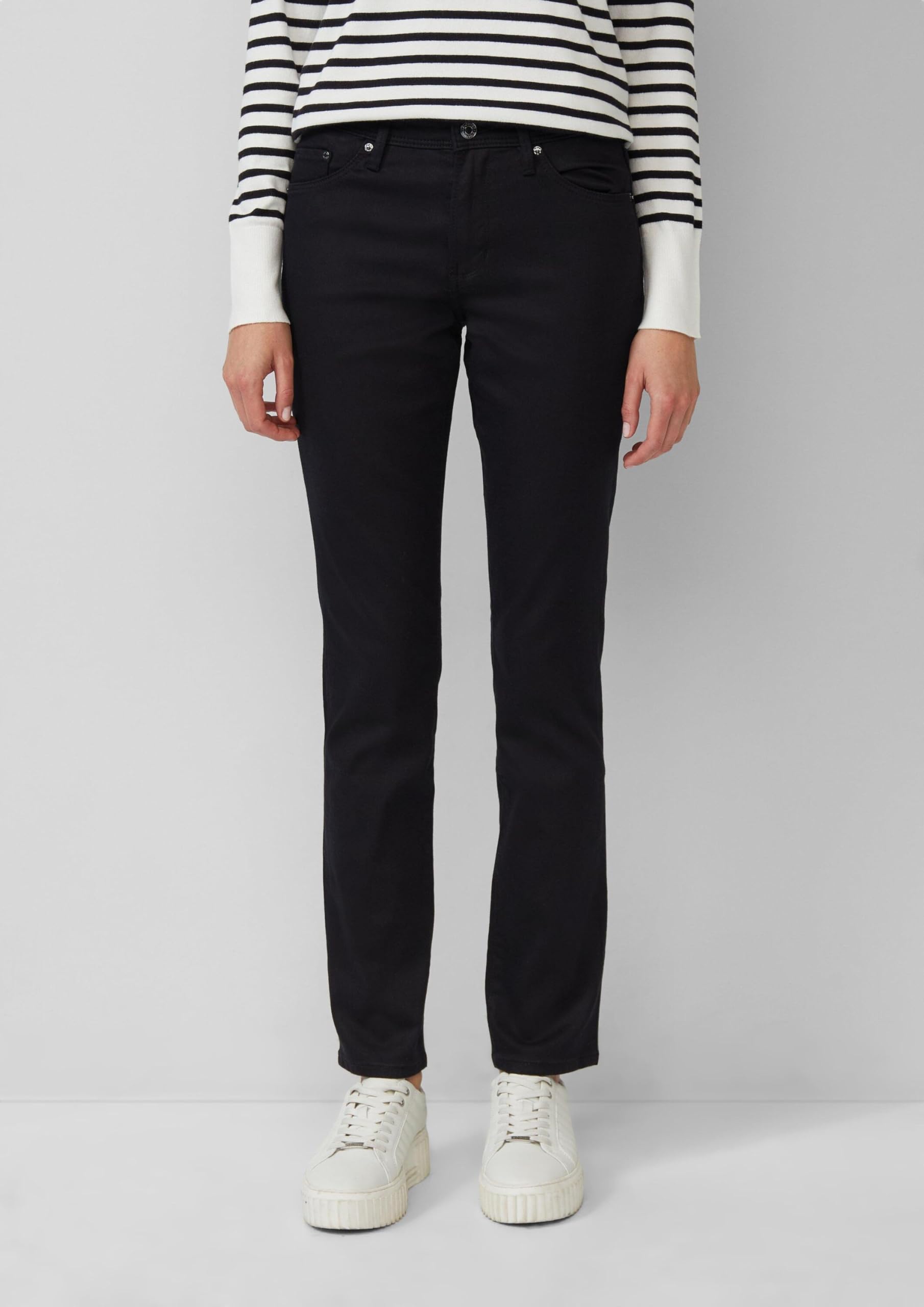 s.Oliver Betsy Jeans Slim Leg Mid Rise Denim