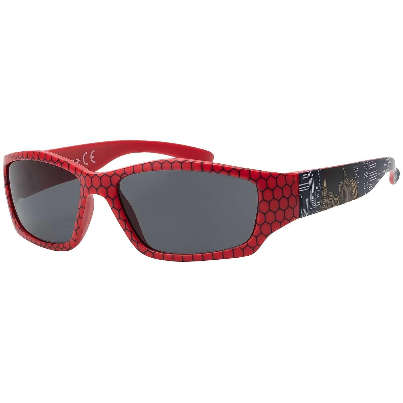 BEZLIT Kinder Sonnenbrille Muster blau-rot UV400
