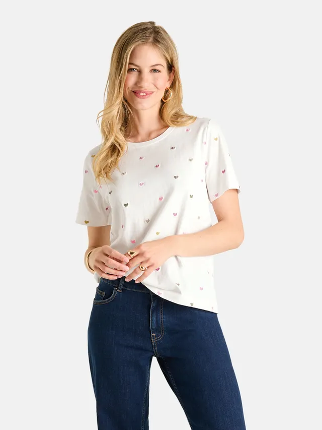 Lieblingsstück JuniaL T-Shirt offwhite aus Baumwolle