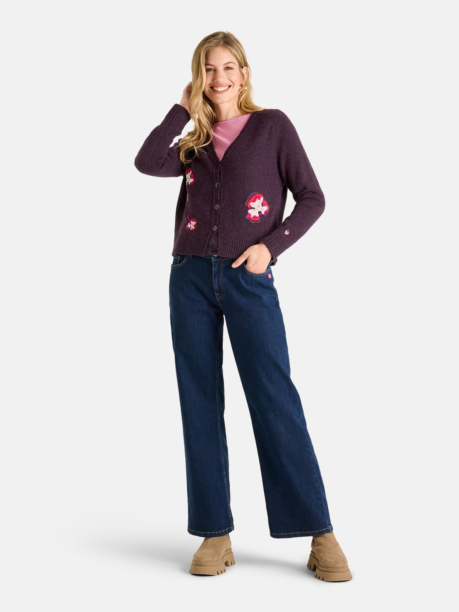 Lieblingsstück SkiraL Strickjacke fig mit Alpaka