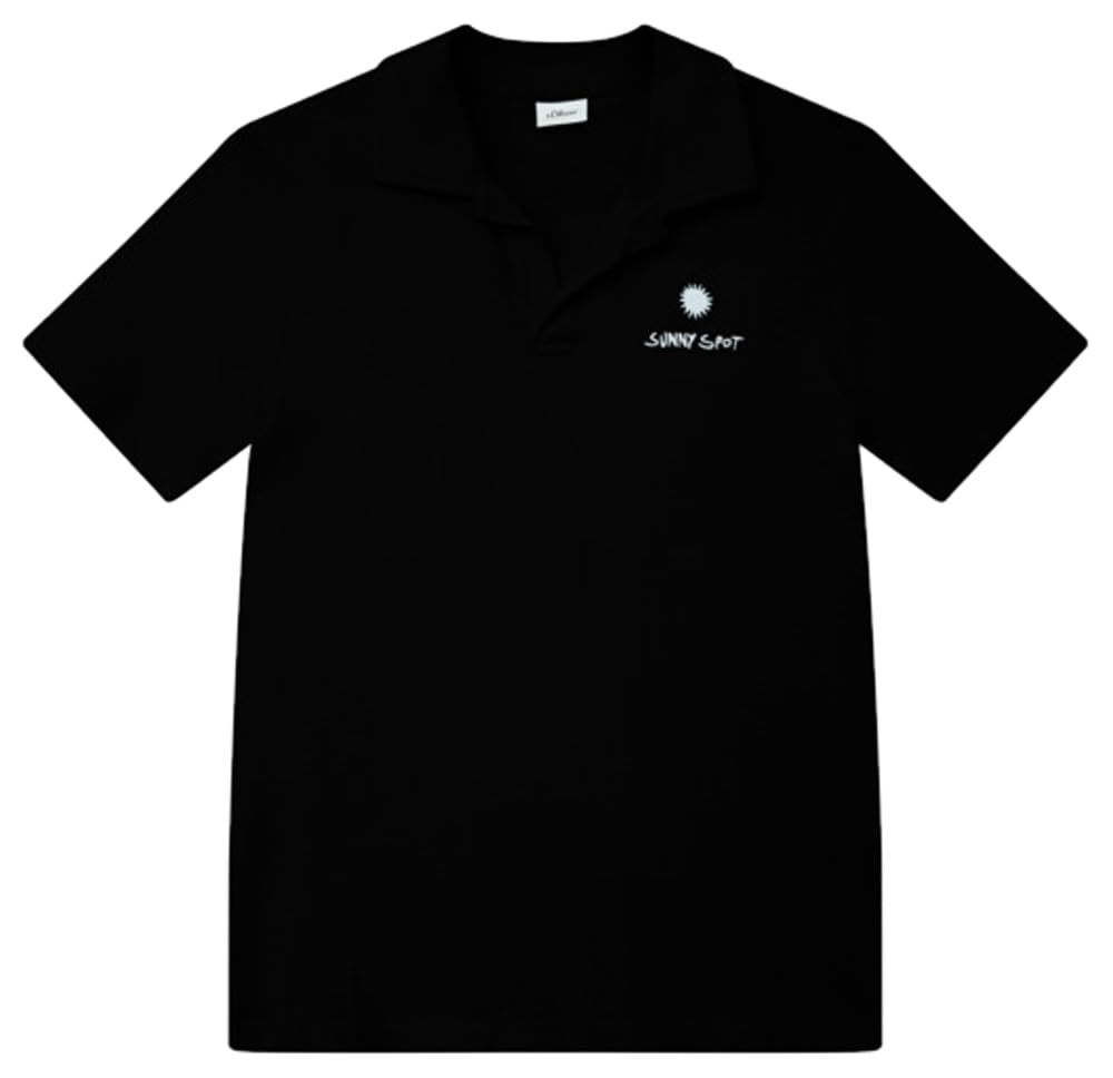 s.Oliver RED LABEL Polo Stickerei schwarz 170