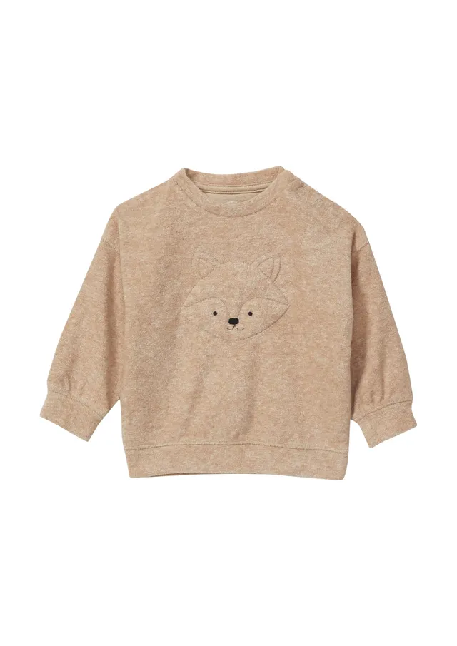 s.Oliver Junior Sweatshirt sandstein 92 Frontapplikation