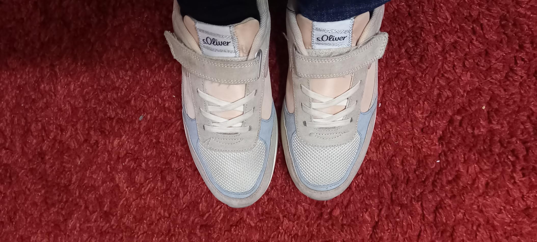 s.Oliver 5-5-43202-30 Sneaker Mädchen Mint Rose