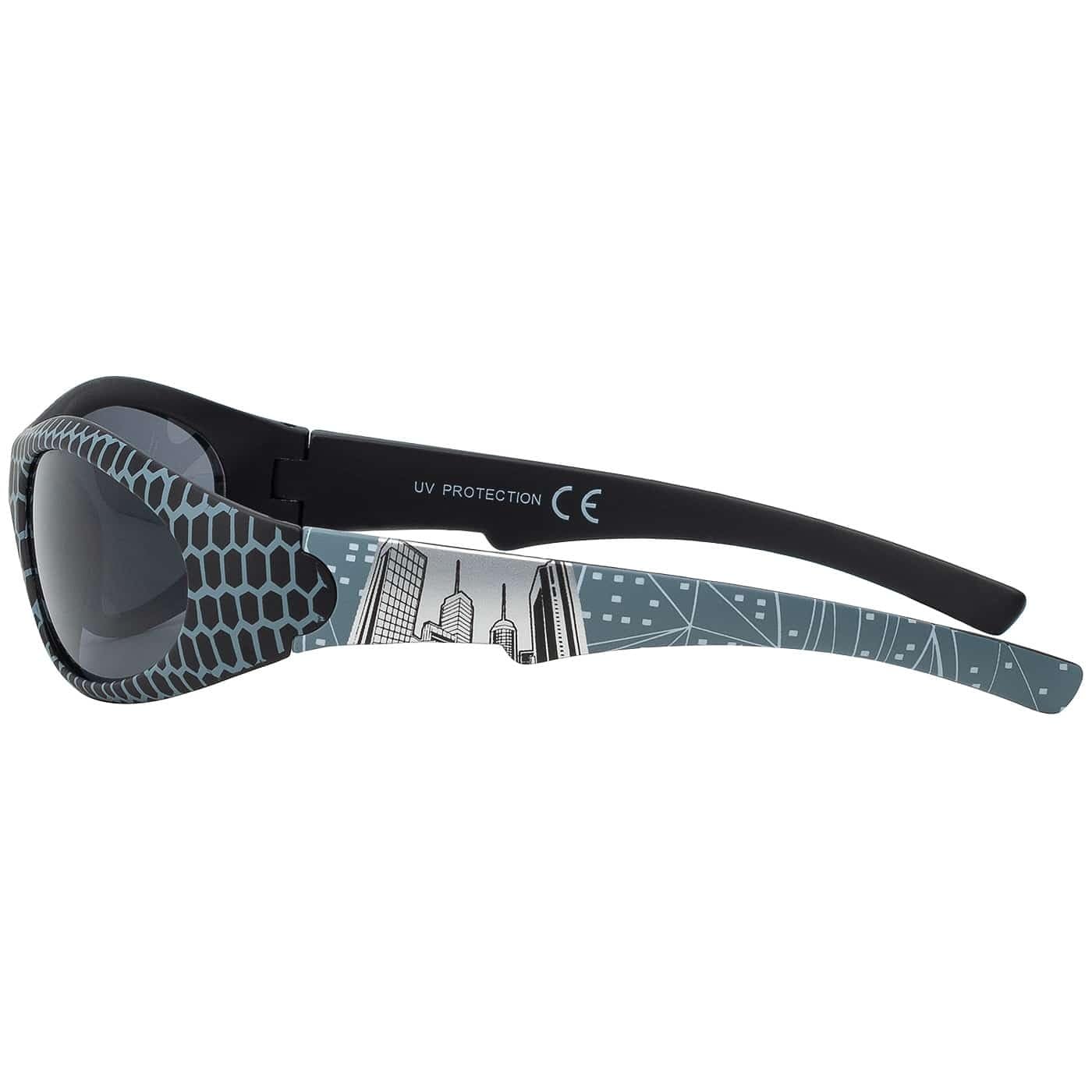 BEZLIT Kinder Sonnenbrille Netz-Design schwarz UV400