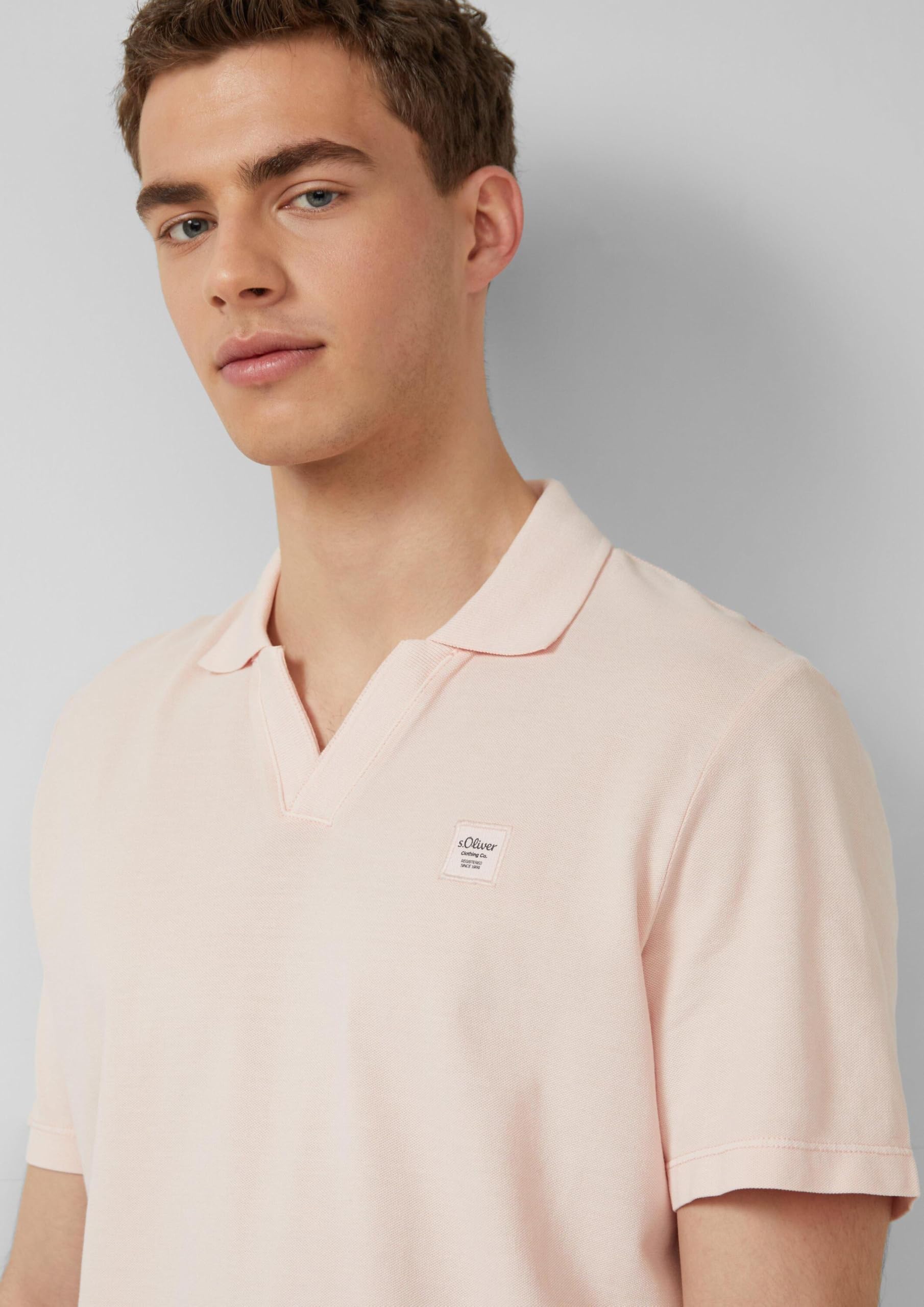 s.Oliver Junior Poloshirt Baumwoll-Piqué Garment Dye