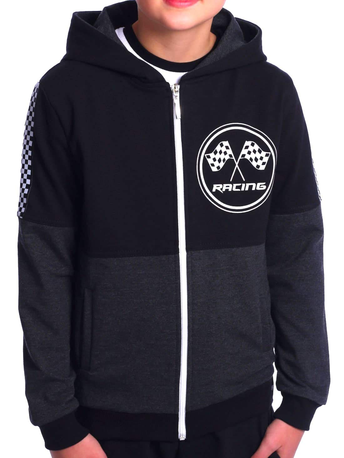 BEZLIT Racing Print Sweatjacke mit Kapuze 104-164 für Jungen