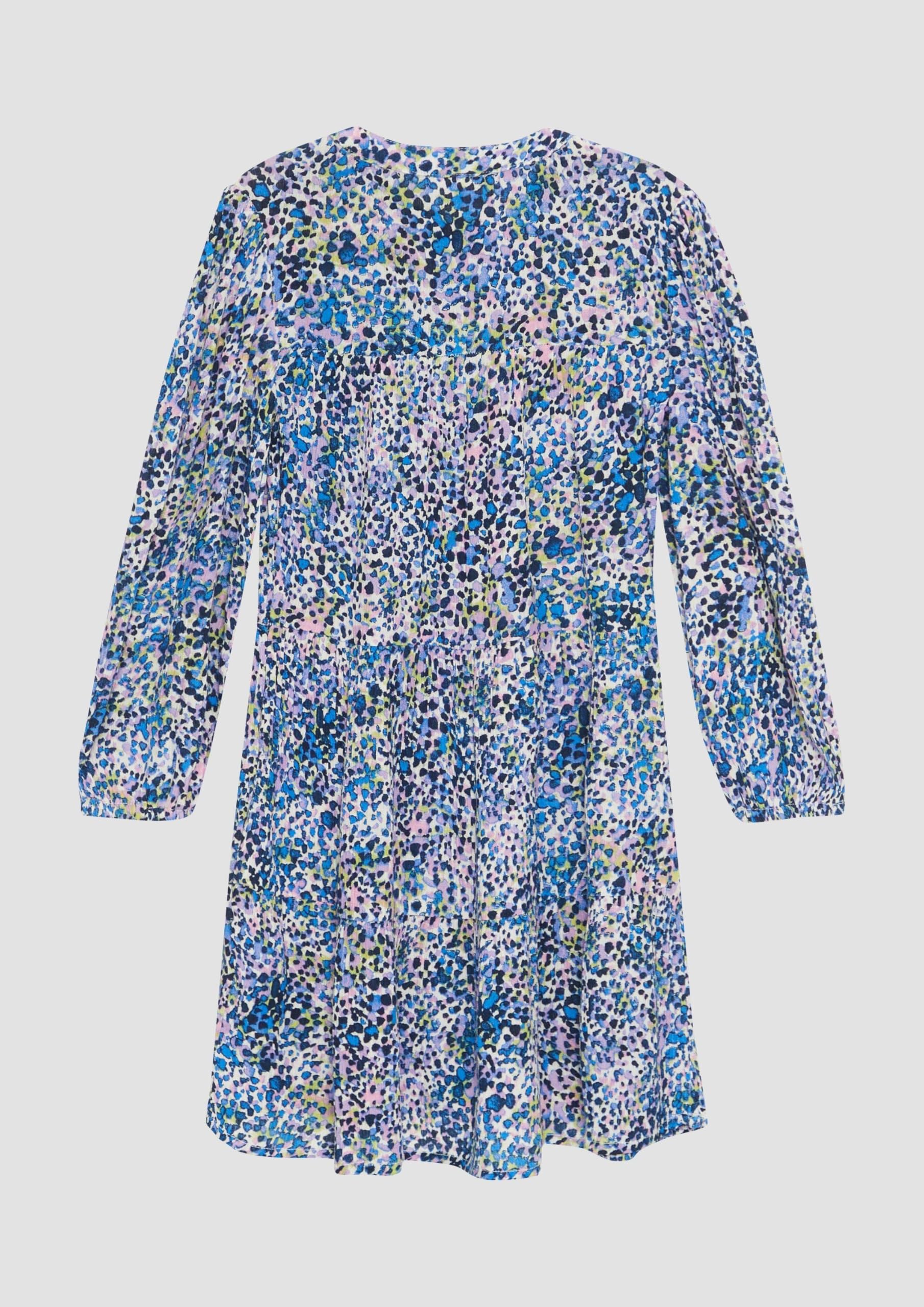 s.Oliver Junior Midikleid Viskosecrêpe 104 gemustert