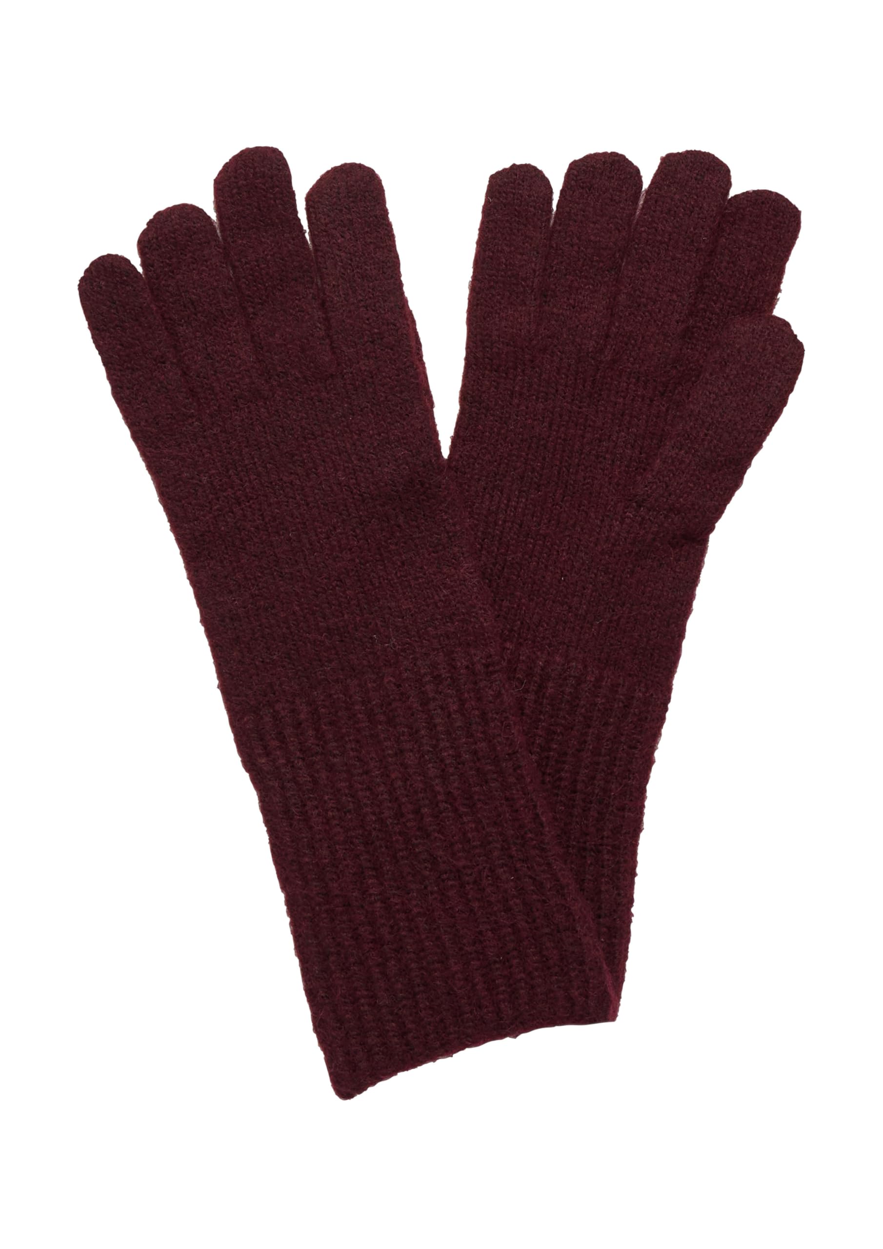 s.Oliver Strickhandschuhe Wollmix Pink Strickhandschuhe